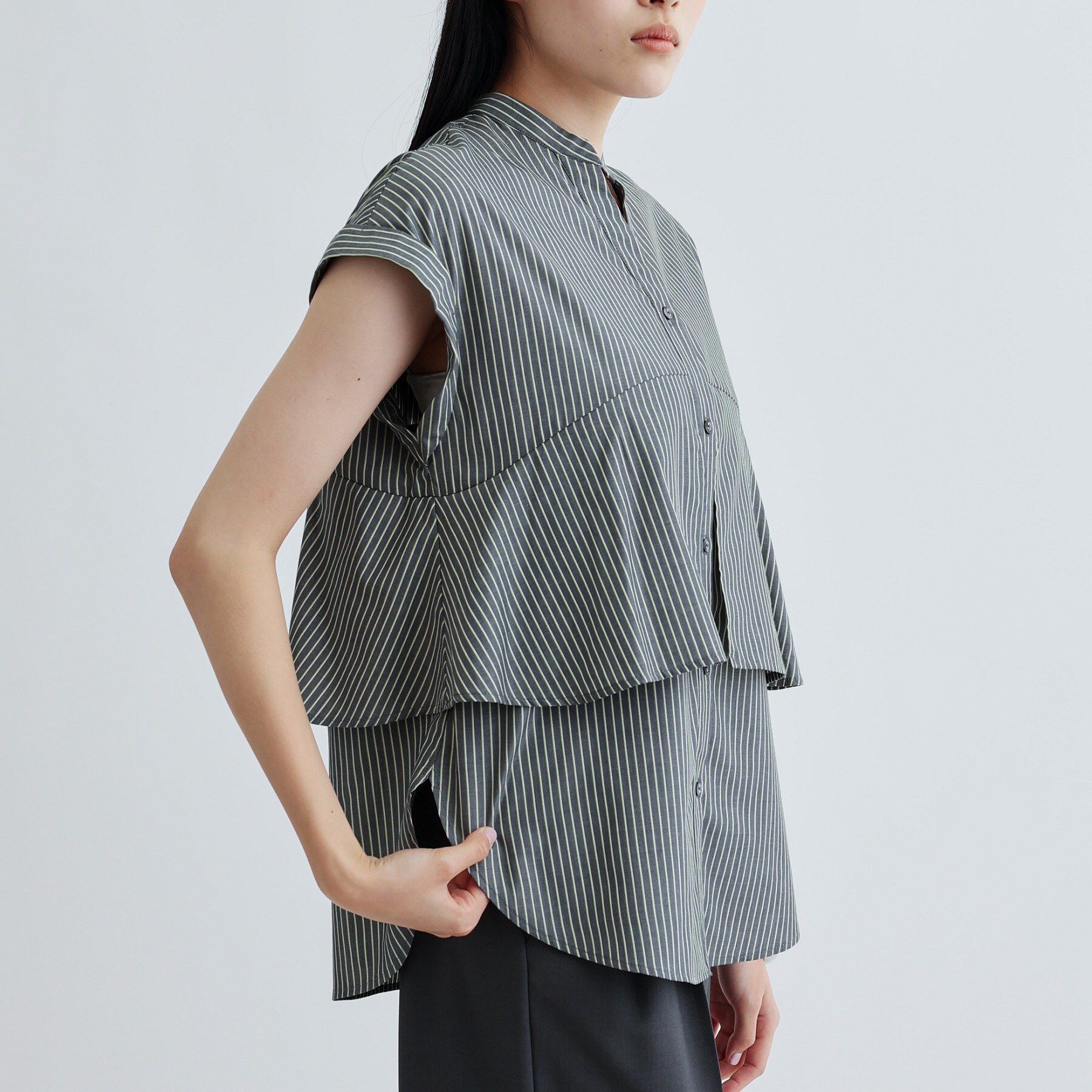 GALLEST「2WAYペプラムシャツ」|シャツ・ブラウス|