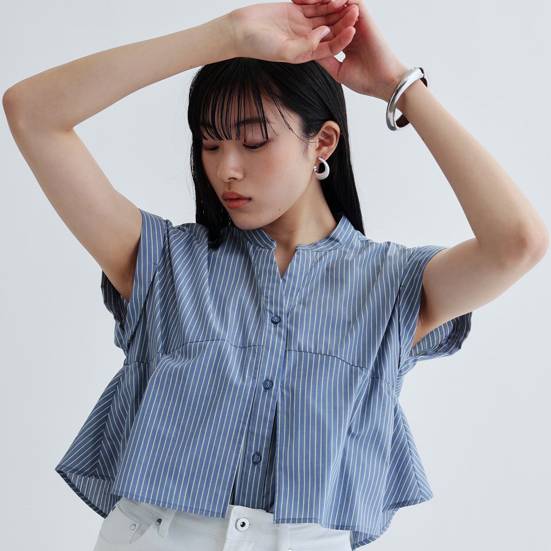 GALLEST「2WAYペプラムシャツ」|シャツ・ブラウス|