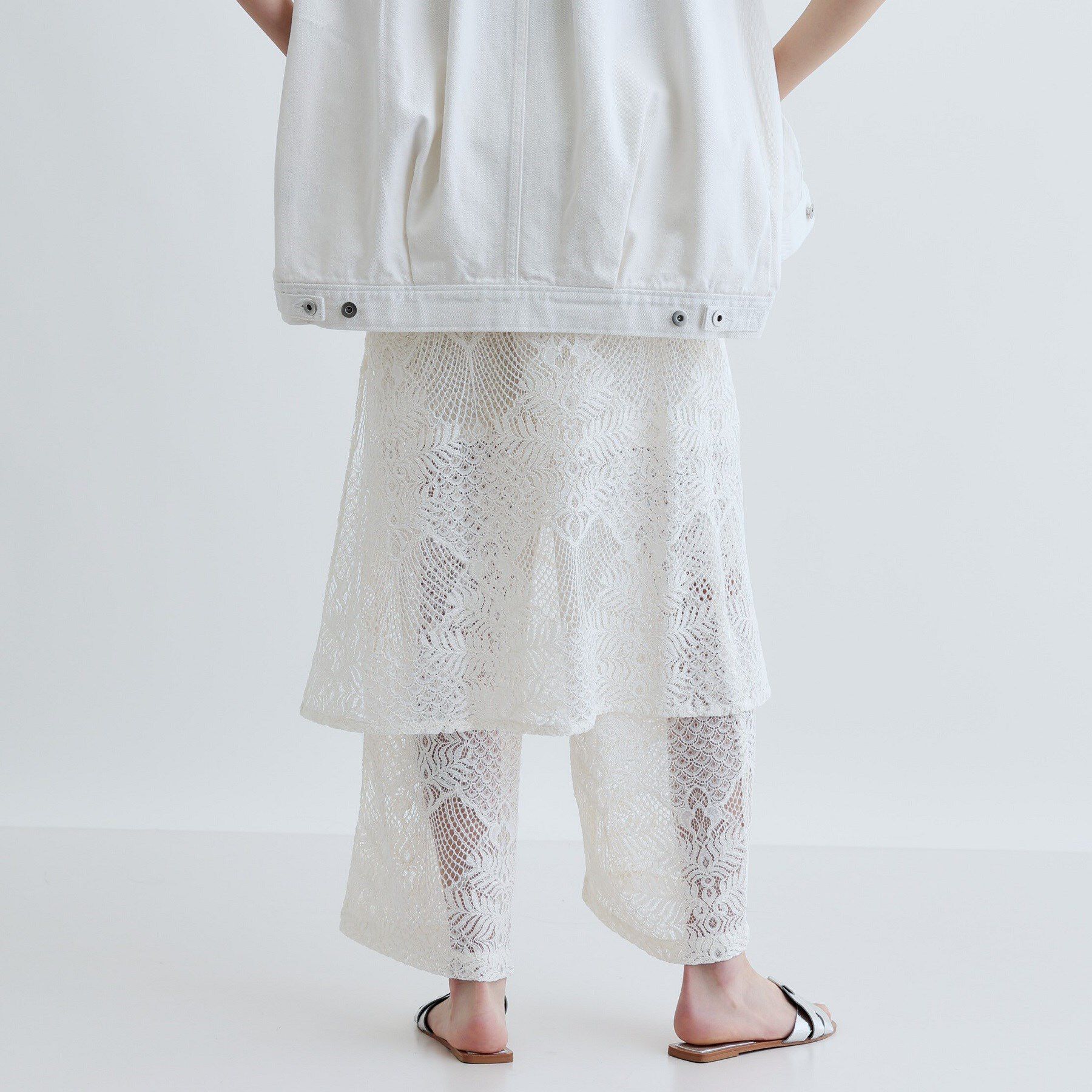 GALLEST「ラップスカート付きレースパンツ」|その他|