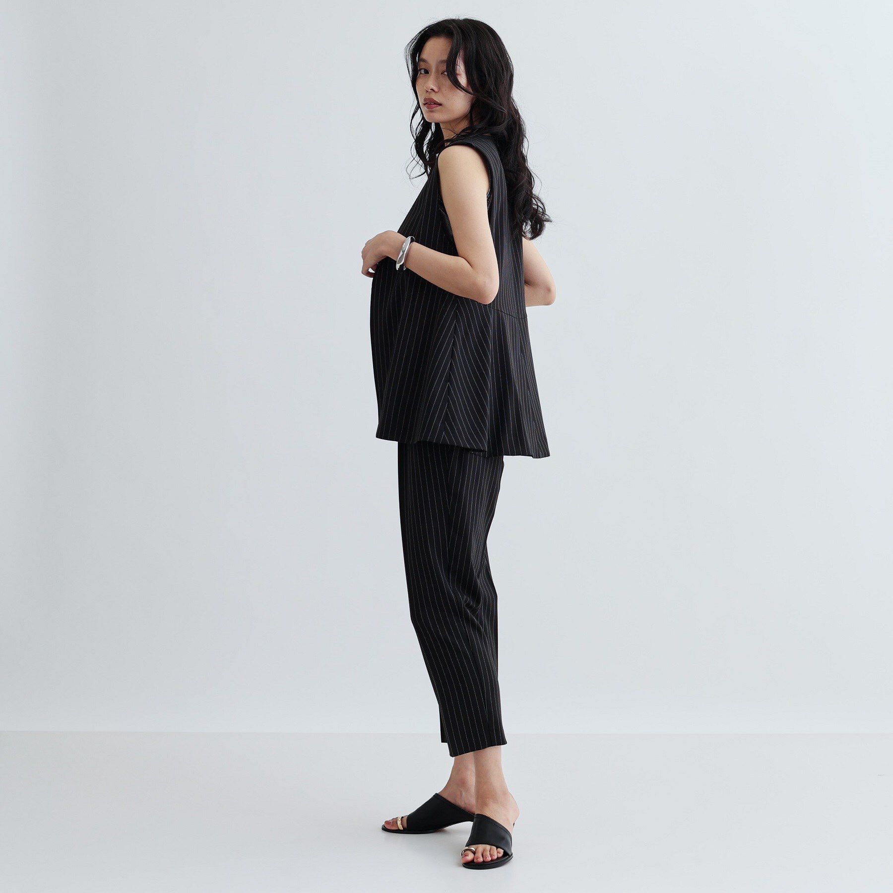 GALLEST「【セットアップ対応】イージーペプラムジレ」|ベスト・ジレ|