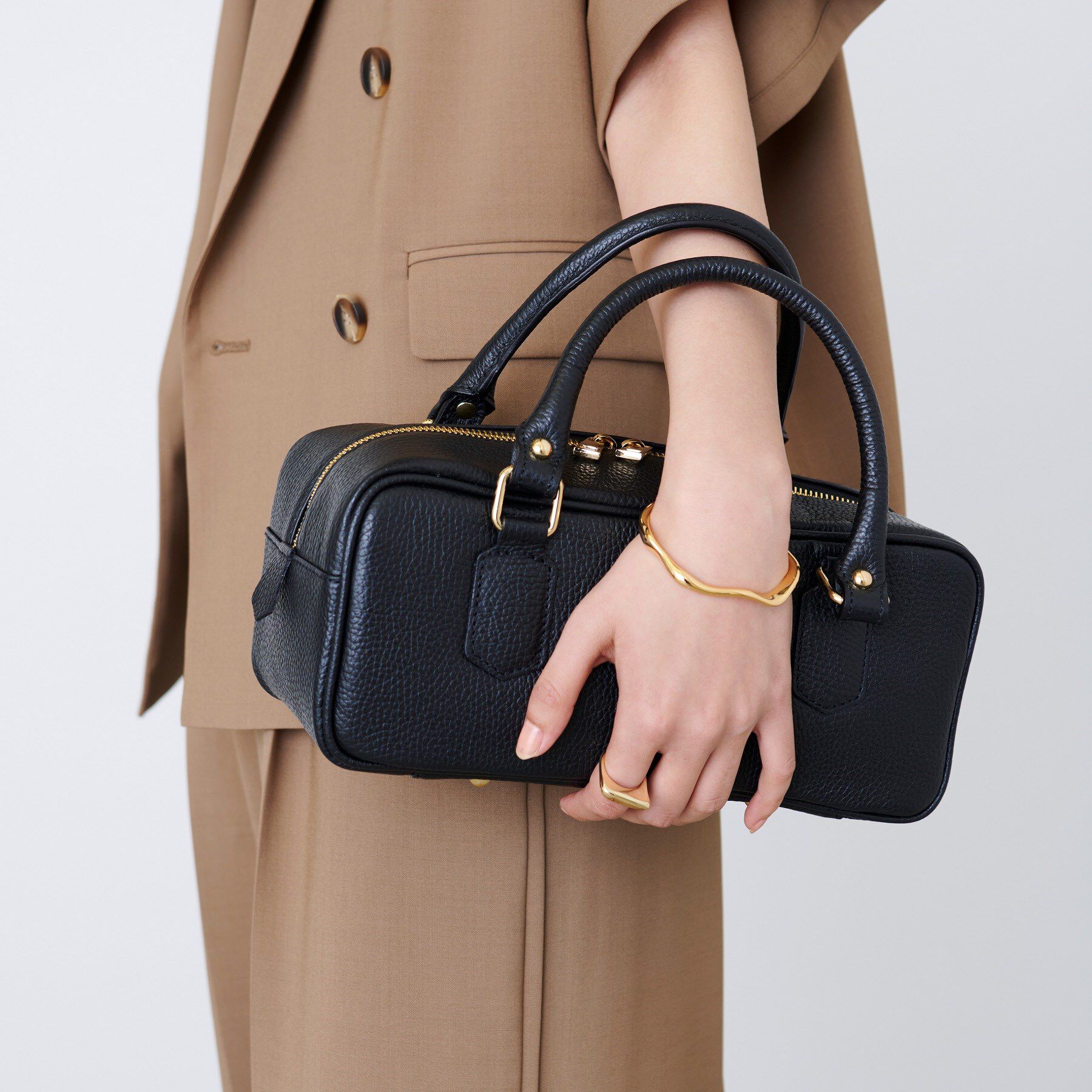 GALLEST「【MILLELA FIRENZE】ロングボストンバッグ」|ボストンバッグ|ブラック(019)