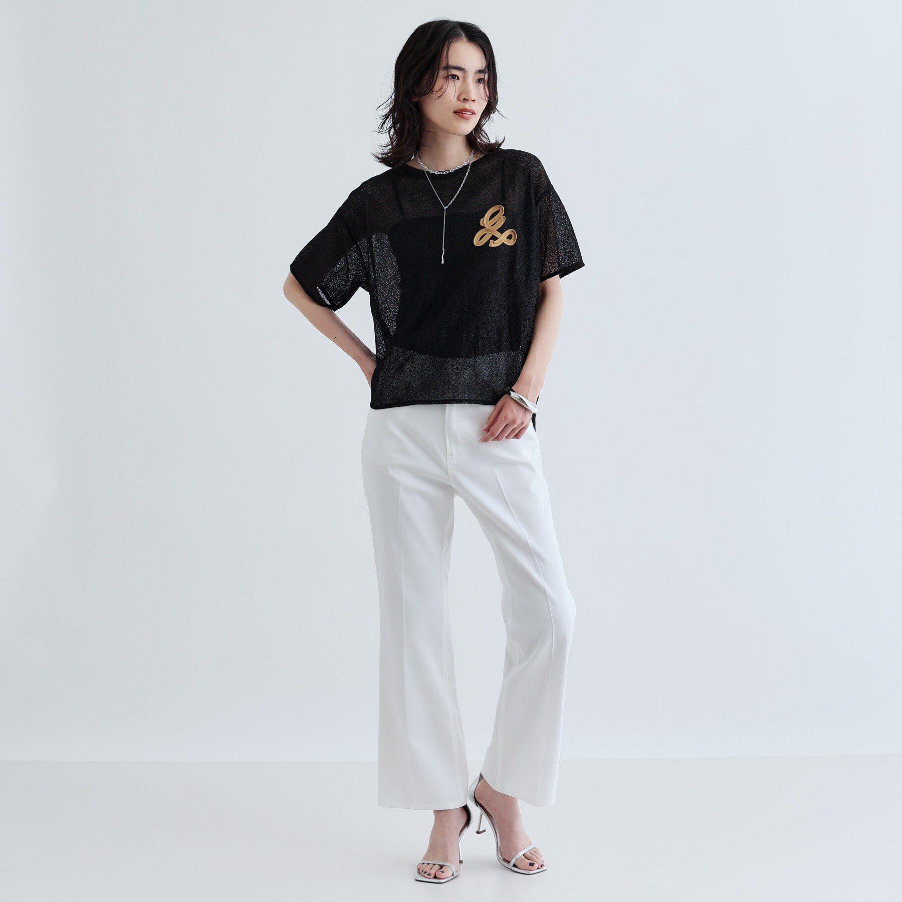 GALLEST「メッシュロゴTシャツ」|Tシャツ・カットソー|