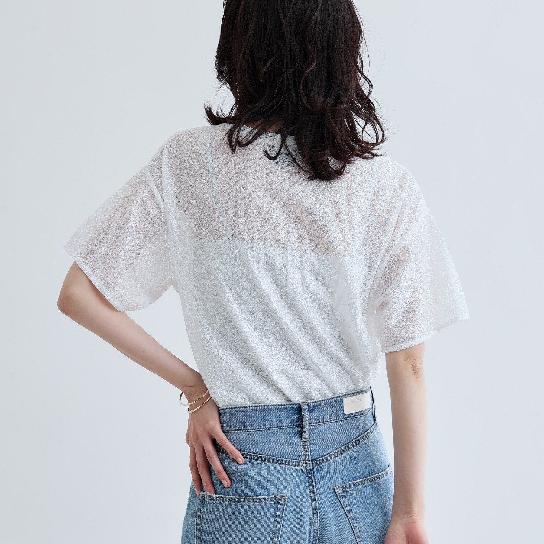 GALLEST「メッシュロゴTシャツ」|Tシャツ・カットソー|