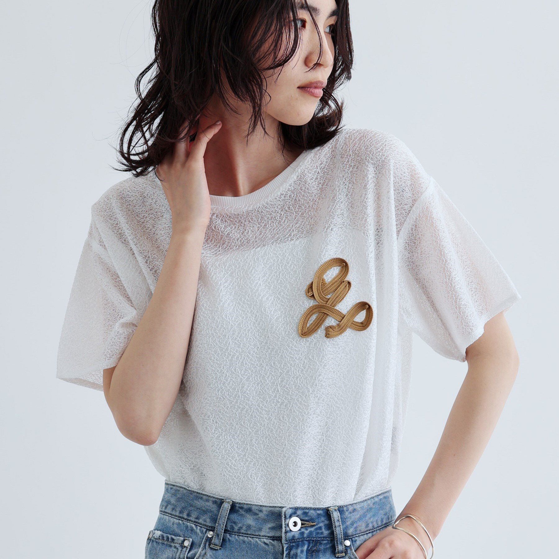 GALLEST「メッシュロゴTシャツ」|Tシャツ・カットソー|