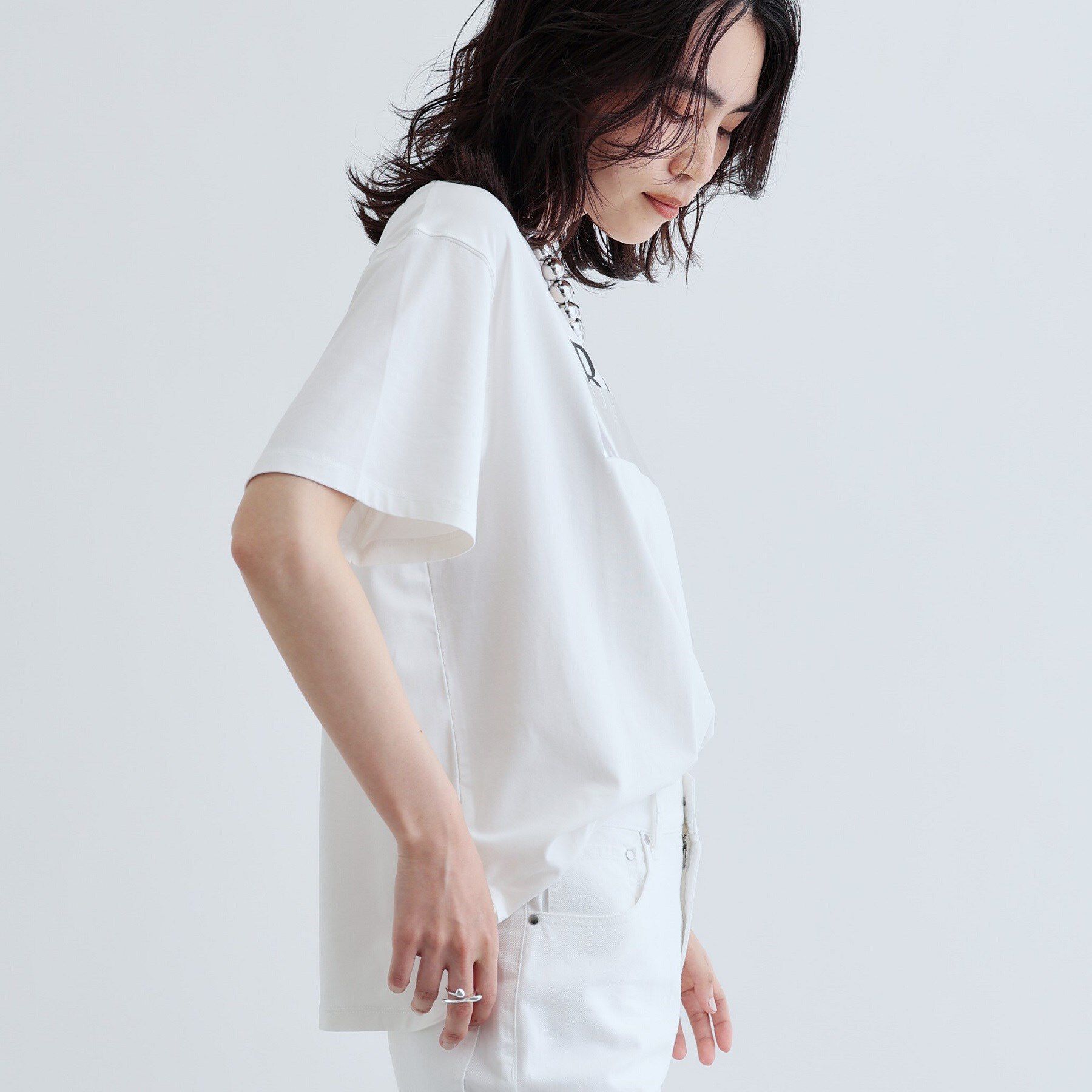 GALLEST「【再入荷】箔プリントロゴTシャツ」|Tシャツ・カットソー|