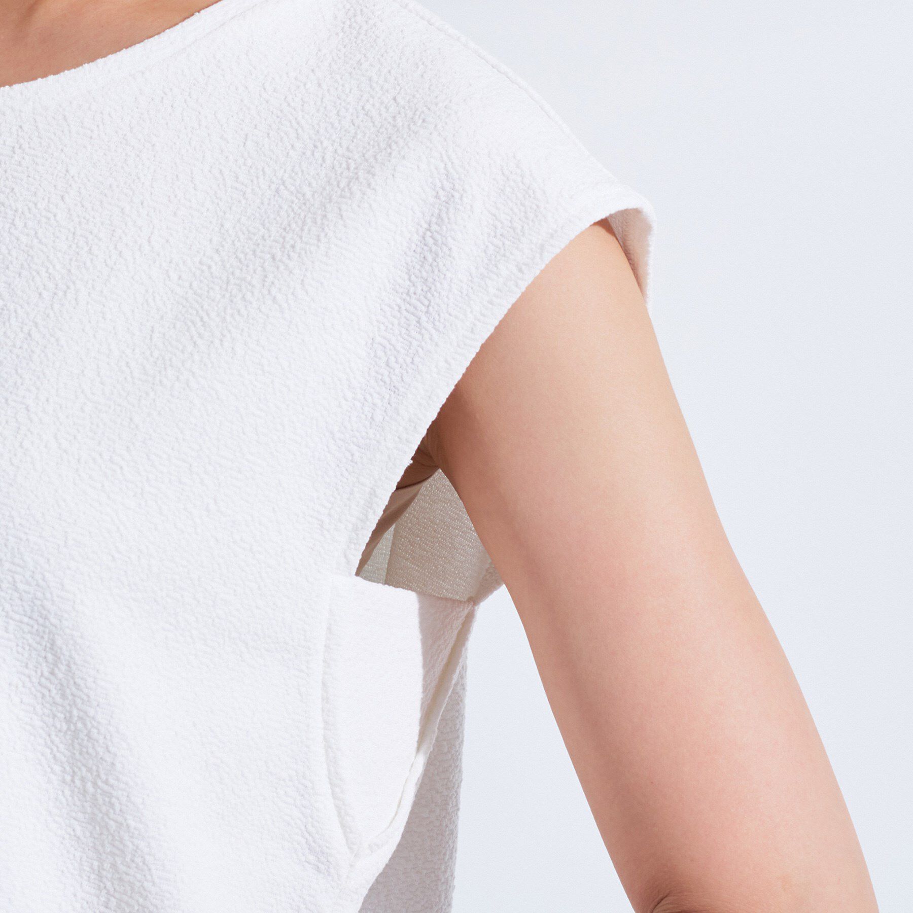 INDIVI「【2点セット／着回し◎】ノースリーブ＆ティアードスカート カセット服」|ワンピース|