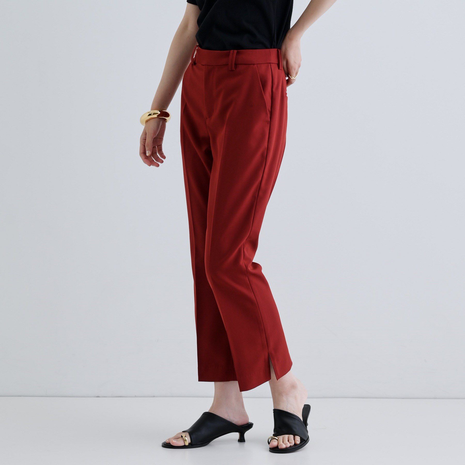 GALLEST「クロップドスリットパンツ」|その他|