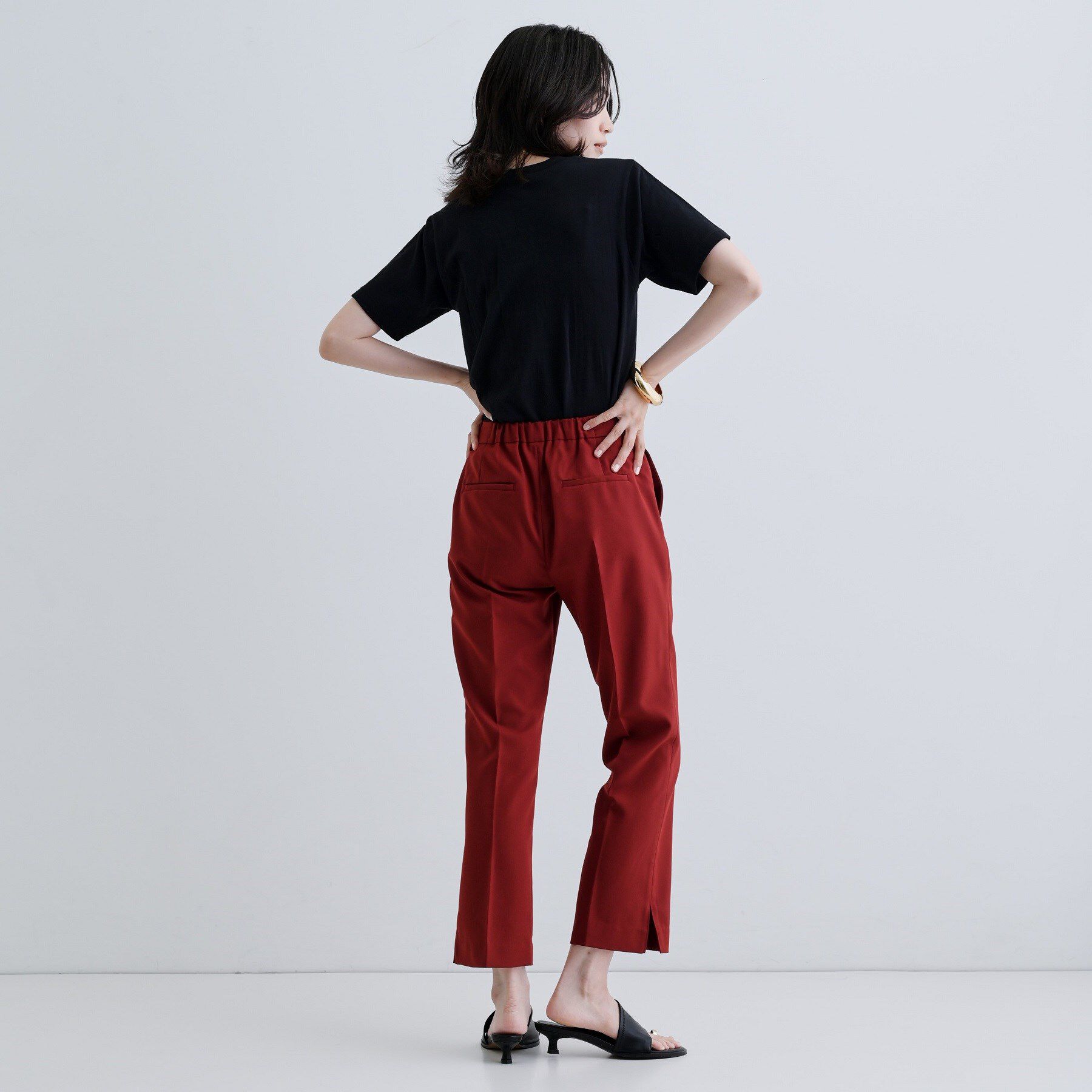 GALLEST「クロップドスリットパンツ」|その他|