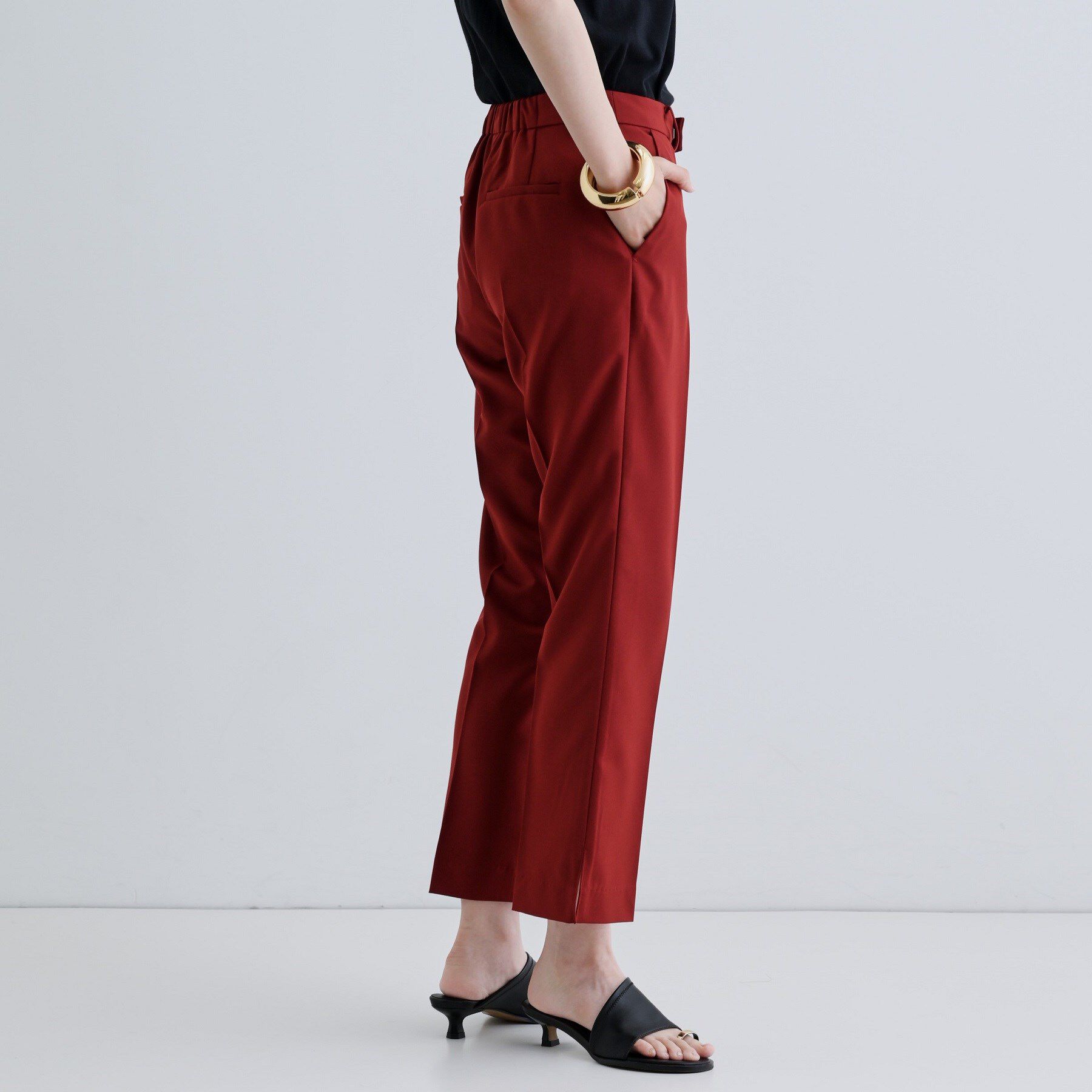 GALLEST「クロップドスリットパンツ」|その他|