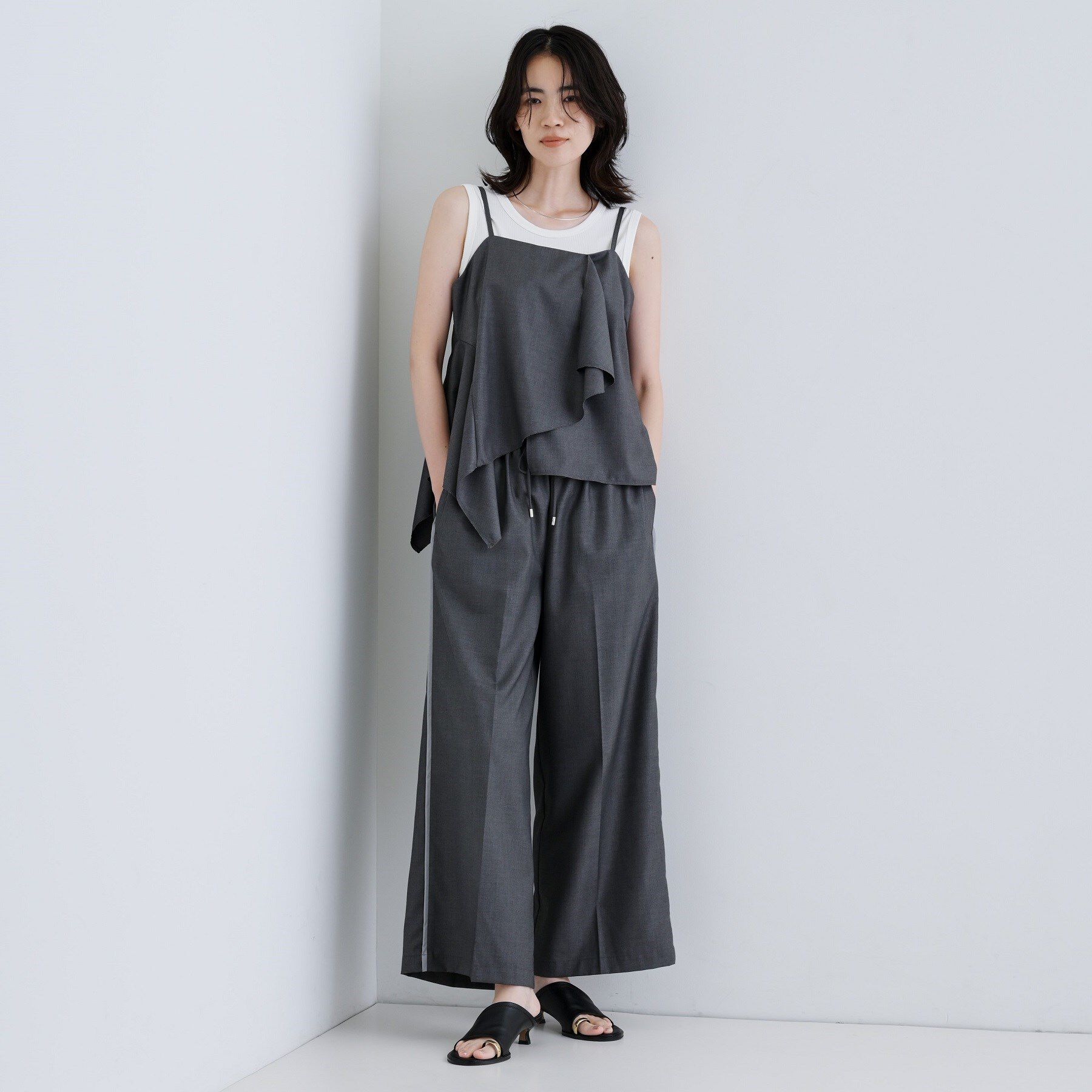 GALLEST「【セットアップ可能】サキソニーサイドラインパンツ」|その他|