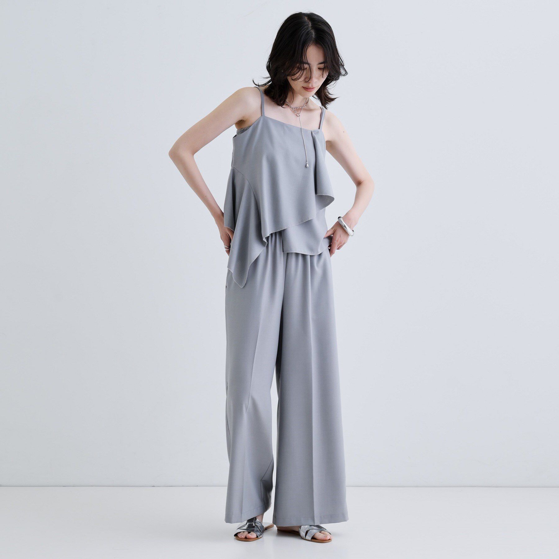 GALLEST「【セットアップ可能】サキソニーサイドラインパンツ」|その他|