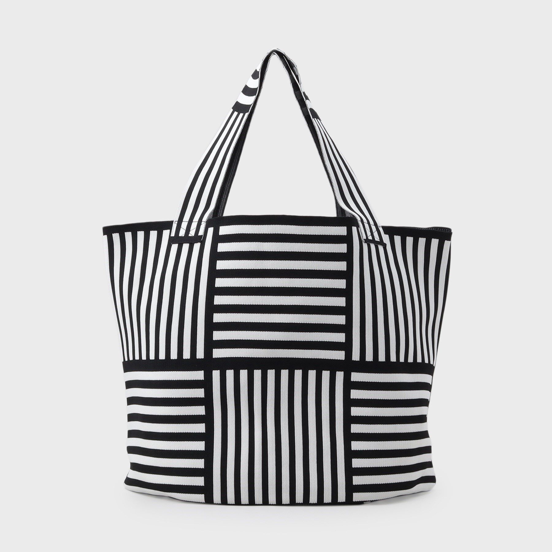 INDIVI「【選べる柄／WEB限定カラー】ビッグニットバッグ」|トートバッグ|