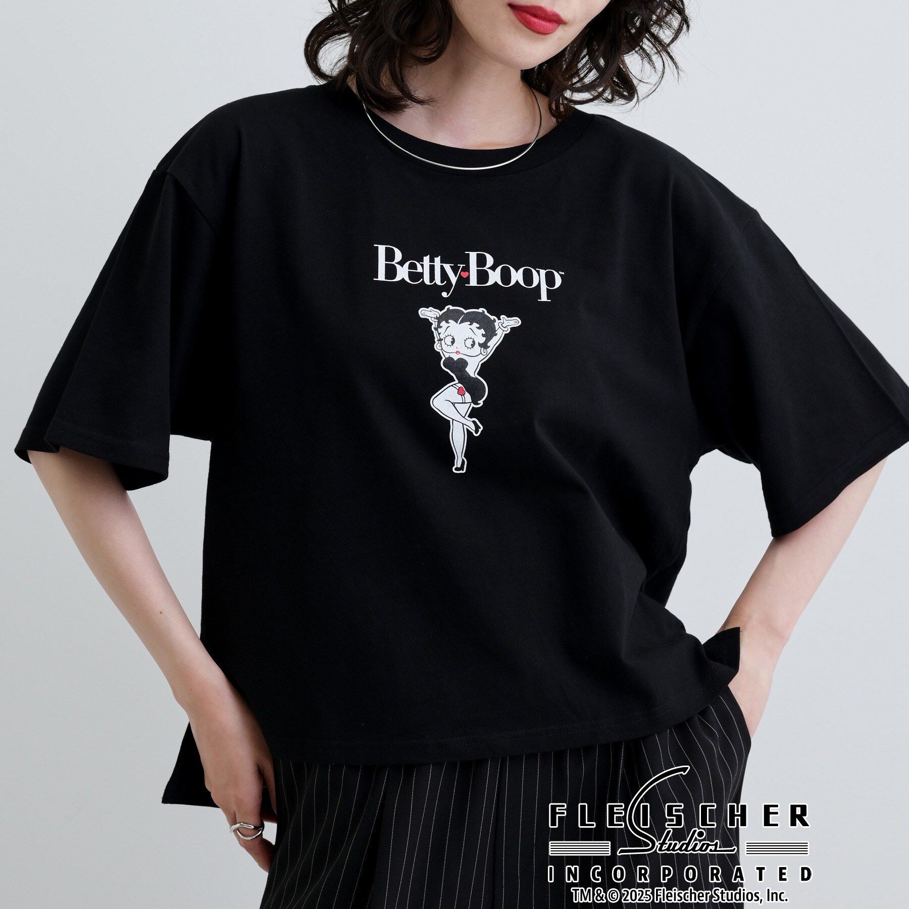GALLEST「【Betty Boop(TM)】センタープリントワイドTシャツ」|Tシャツ・カットソー|