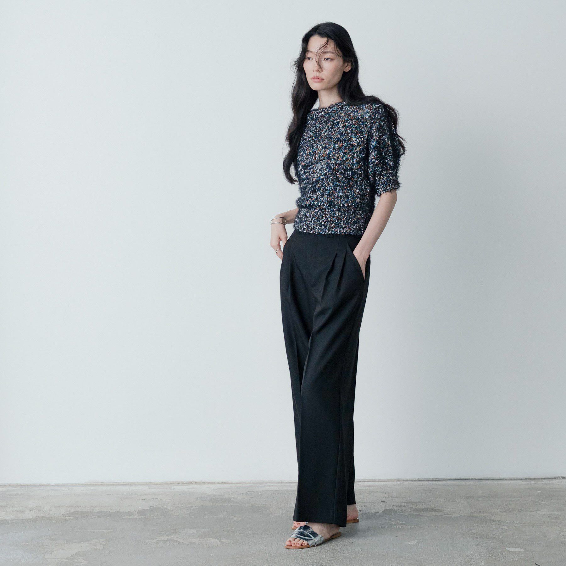 GALLEST「カラーネップニット」|ニット・セーター|