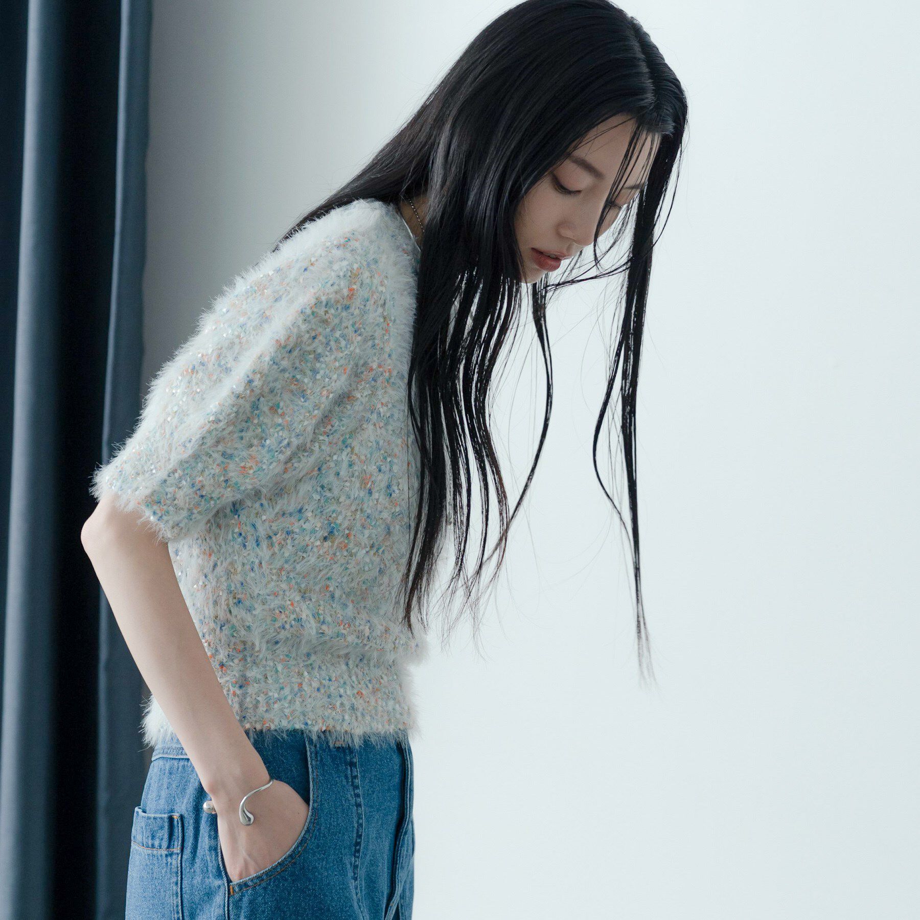 GALLEST「カラーネップニット」|ニット・セーター|