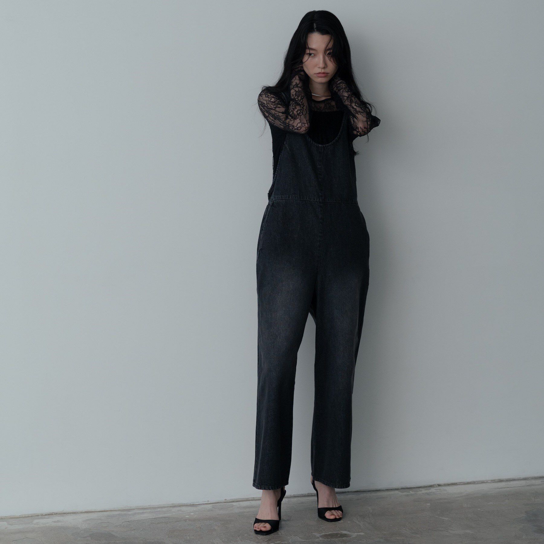 GALLEST「デニムサロペット」|オールインワン|