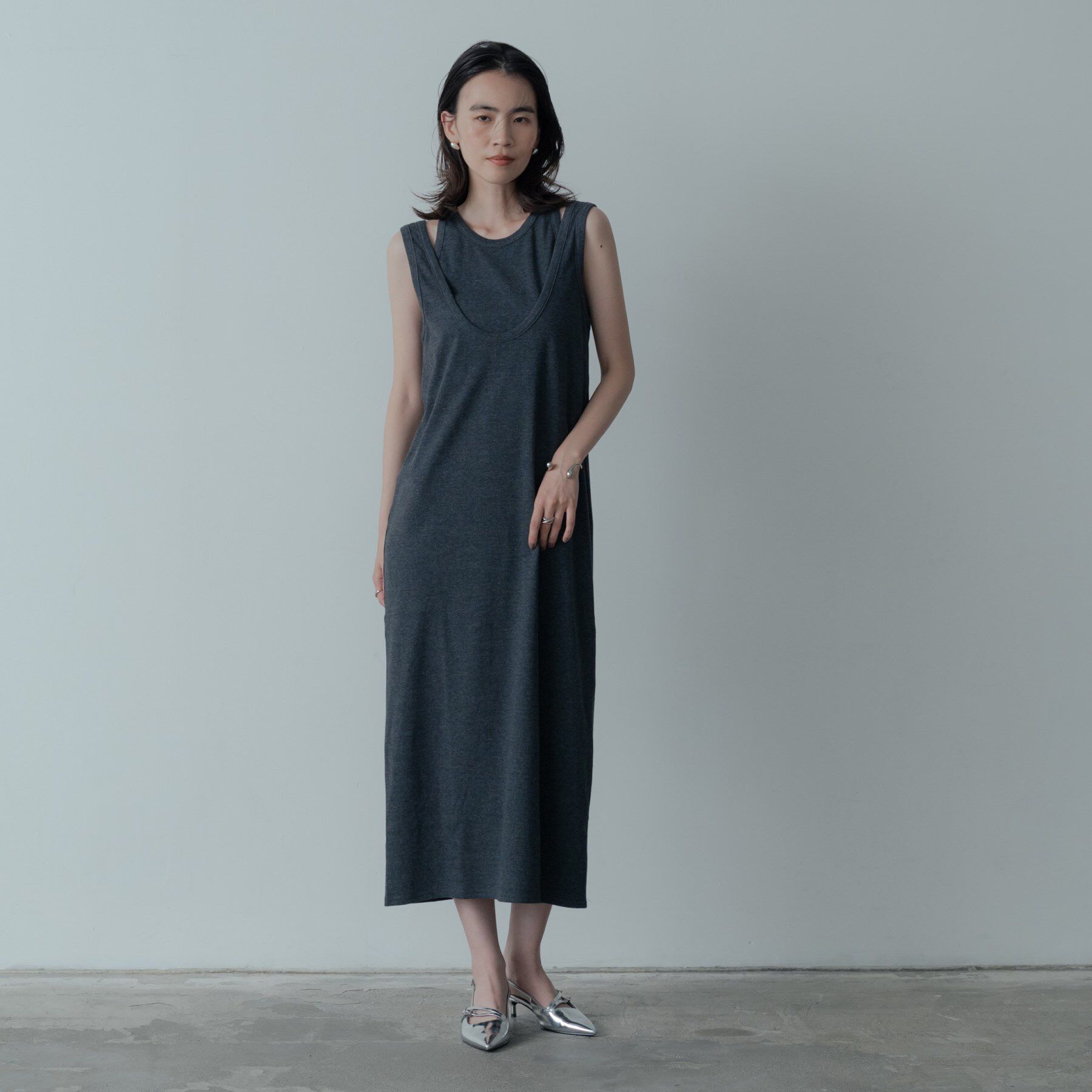 GALLEST「タンクトップレイヤードワンピース」|ワンピース|