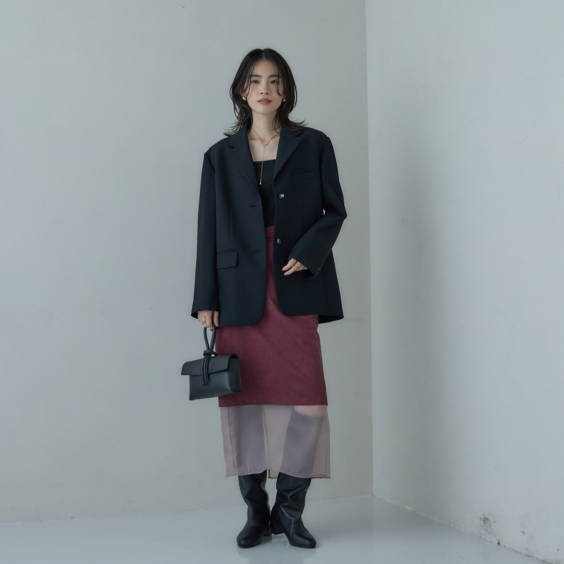 GALLEST「ダブルクロスオーバージャケット」|テーラードジャケット|