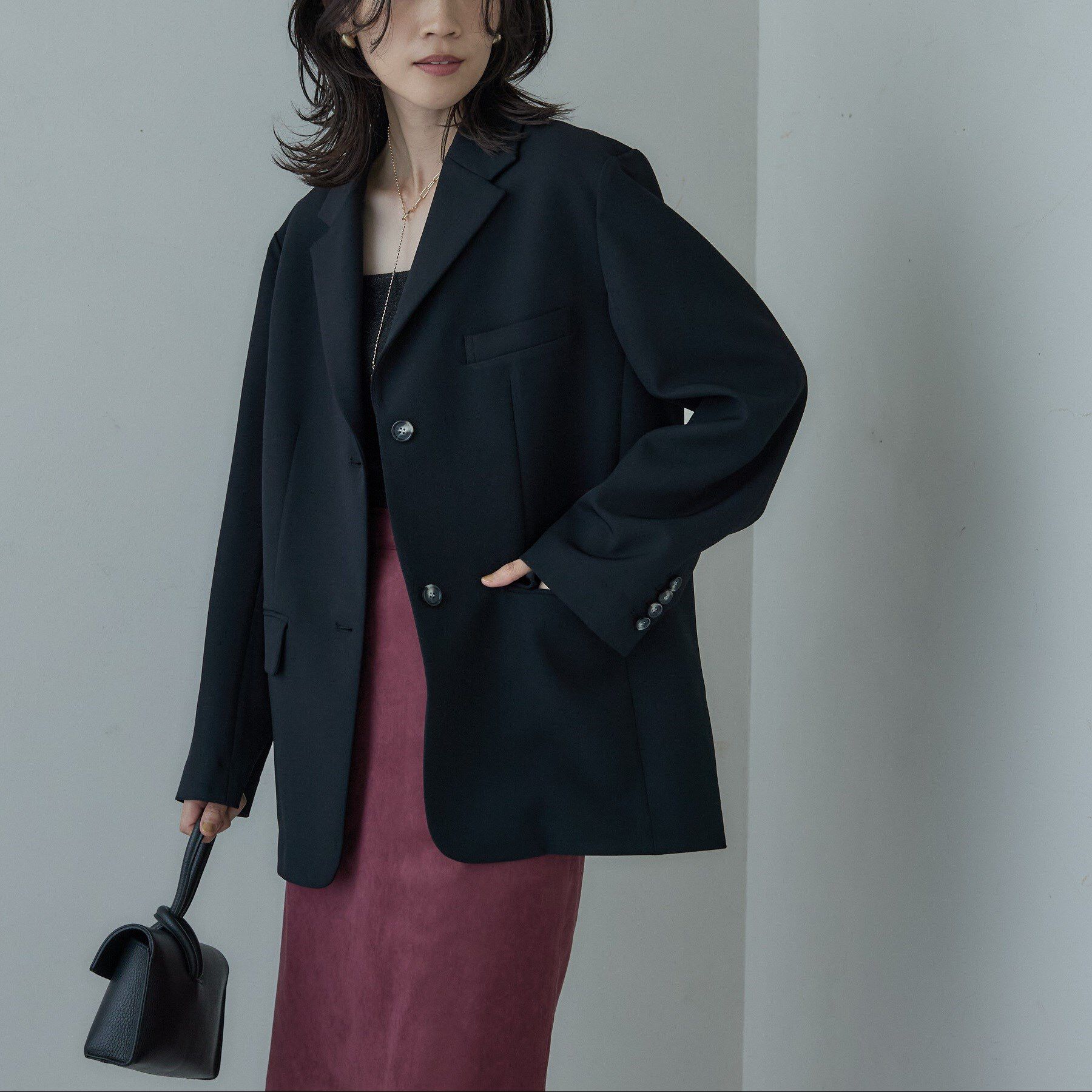 GALLEST「ダブルクロスオーバージャケット」|テーラードジャケット|