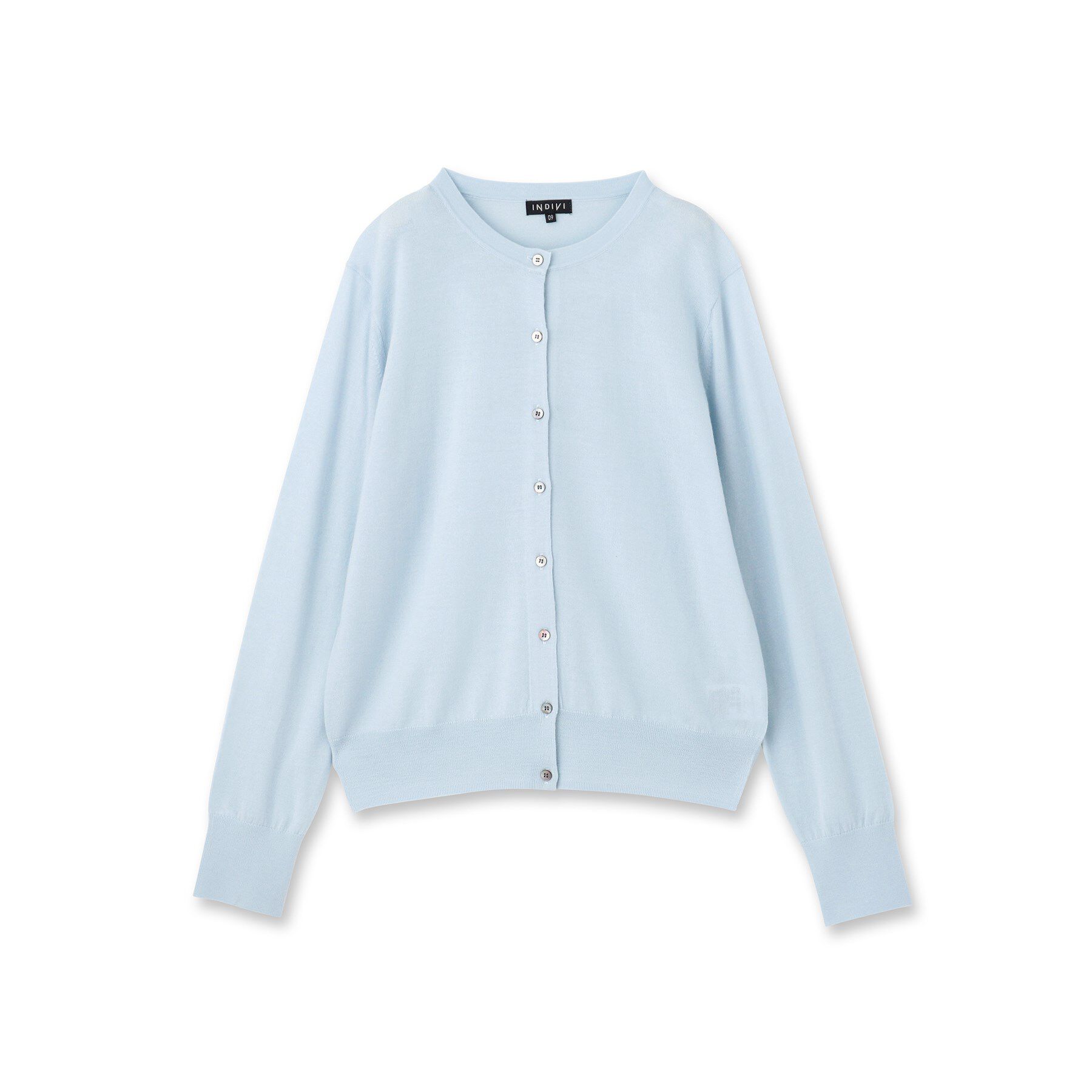 INDIVI「【洗える】ハイゲージニットカーディガン」|カーディガン|
