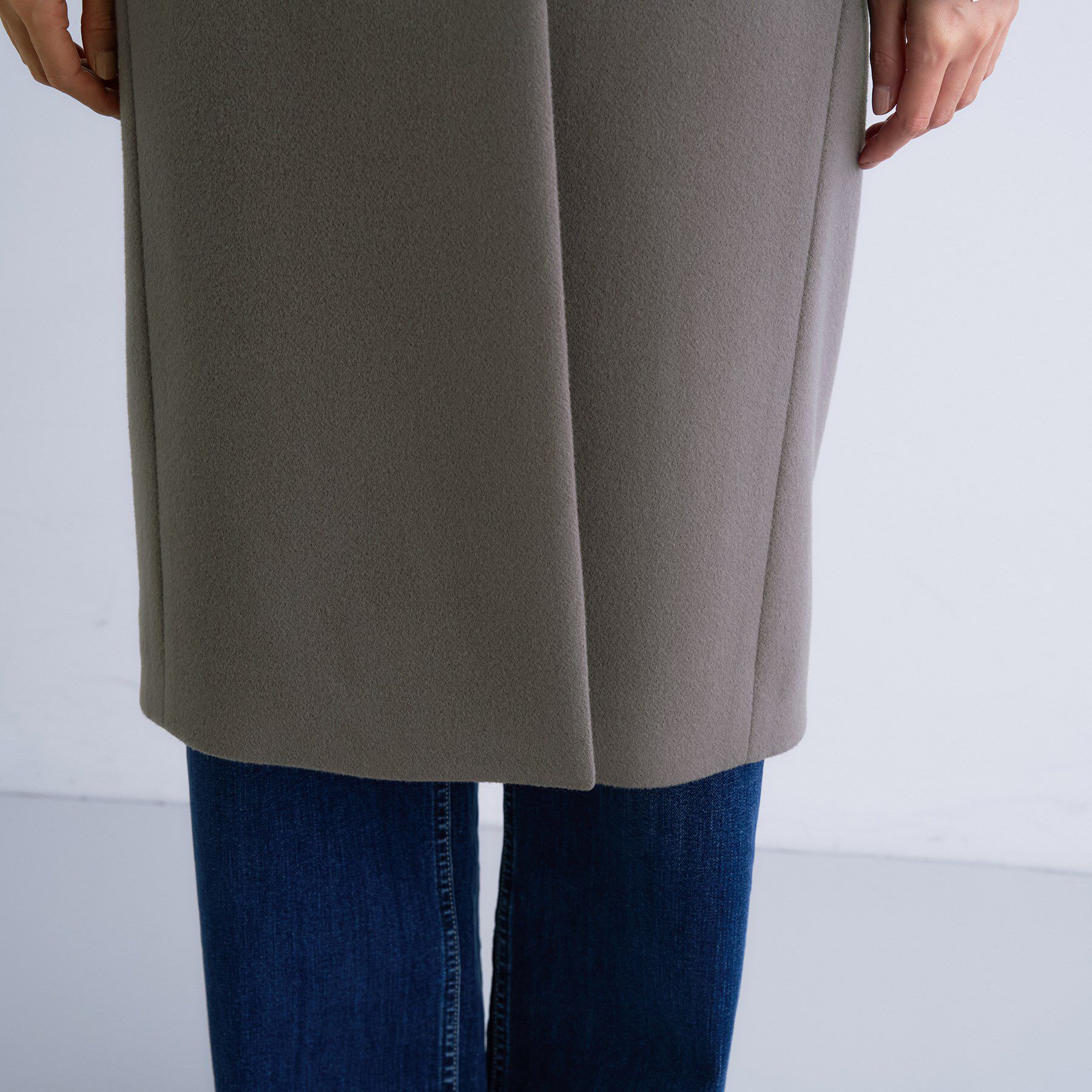 INDIVI「【名品コート／日本製】ウール100％チェスターコート」|チェスターコート|