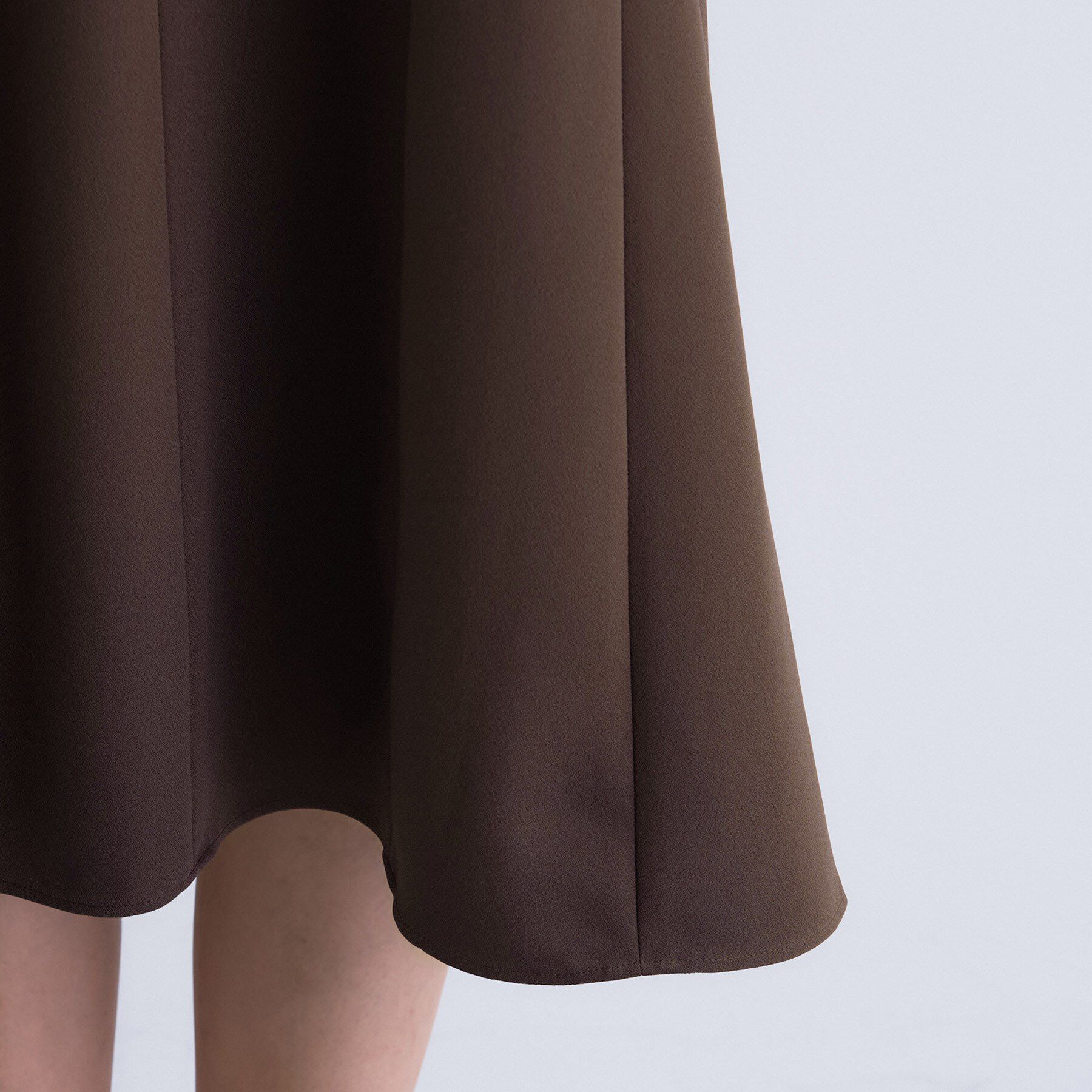 INDIVI「【洗える／UVケア】ジョーゼットフレアワンピース」|ワンピース|