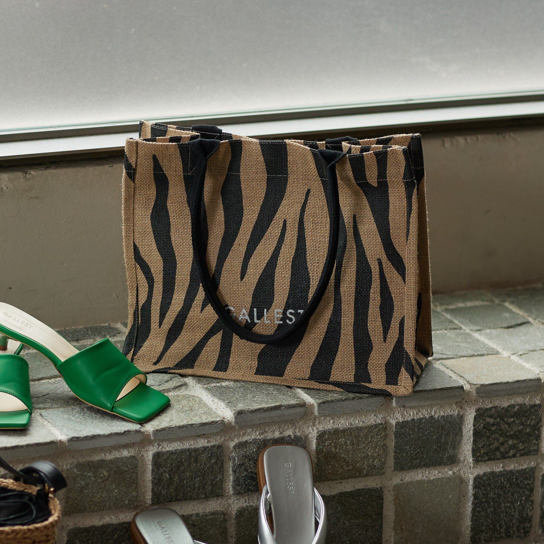 GALLEST「【A4サイズ収納・マチたっぷり】ジュートトートバッグ／エコバッグ」|トートバッグ|