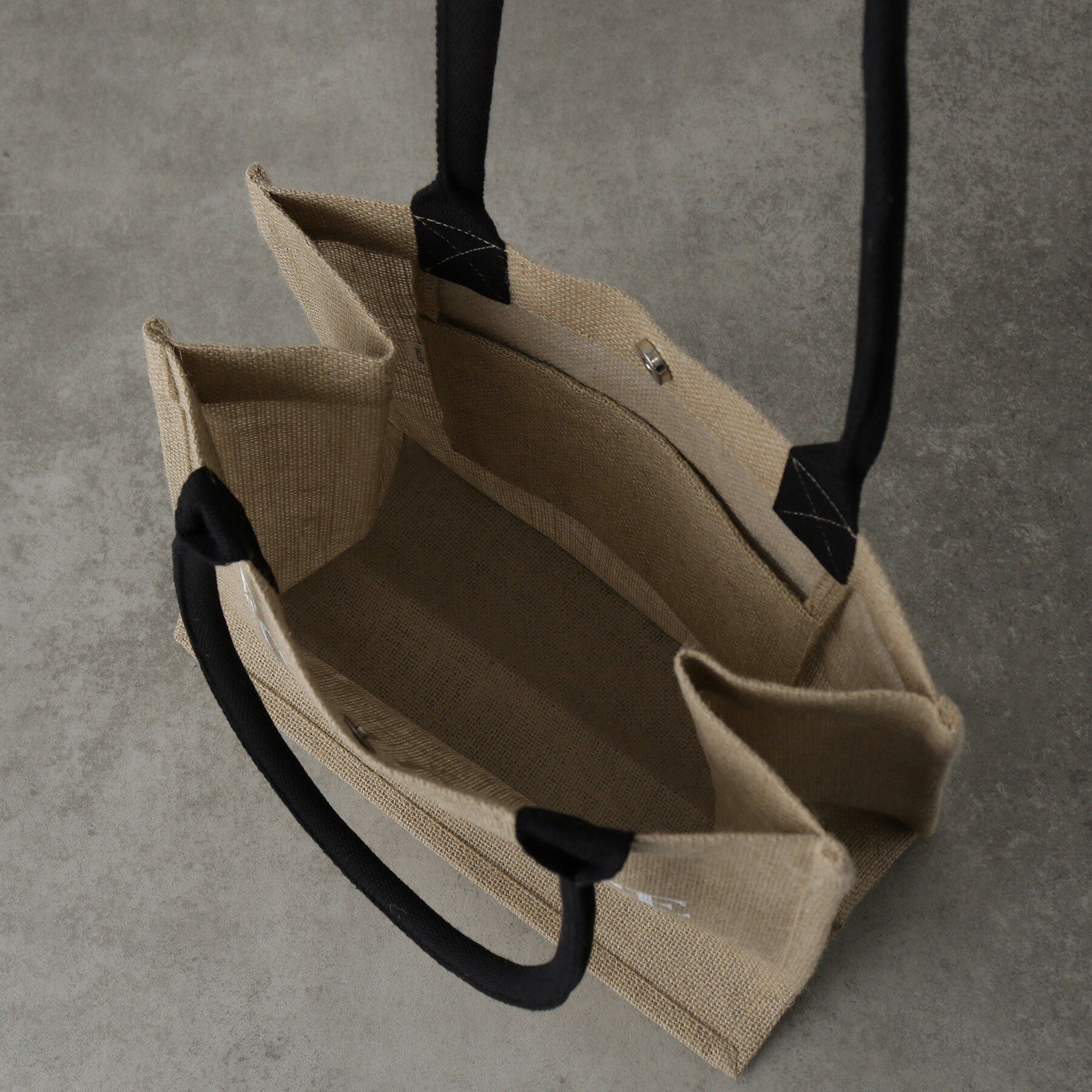 GALLEST「【A4サイズ収納・マチたっぷり】ジュートトートバッグ／エコバッグ」|トートバッグ|