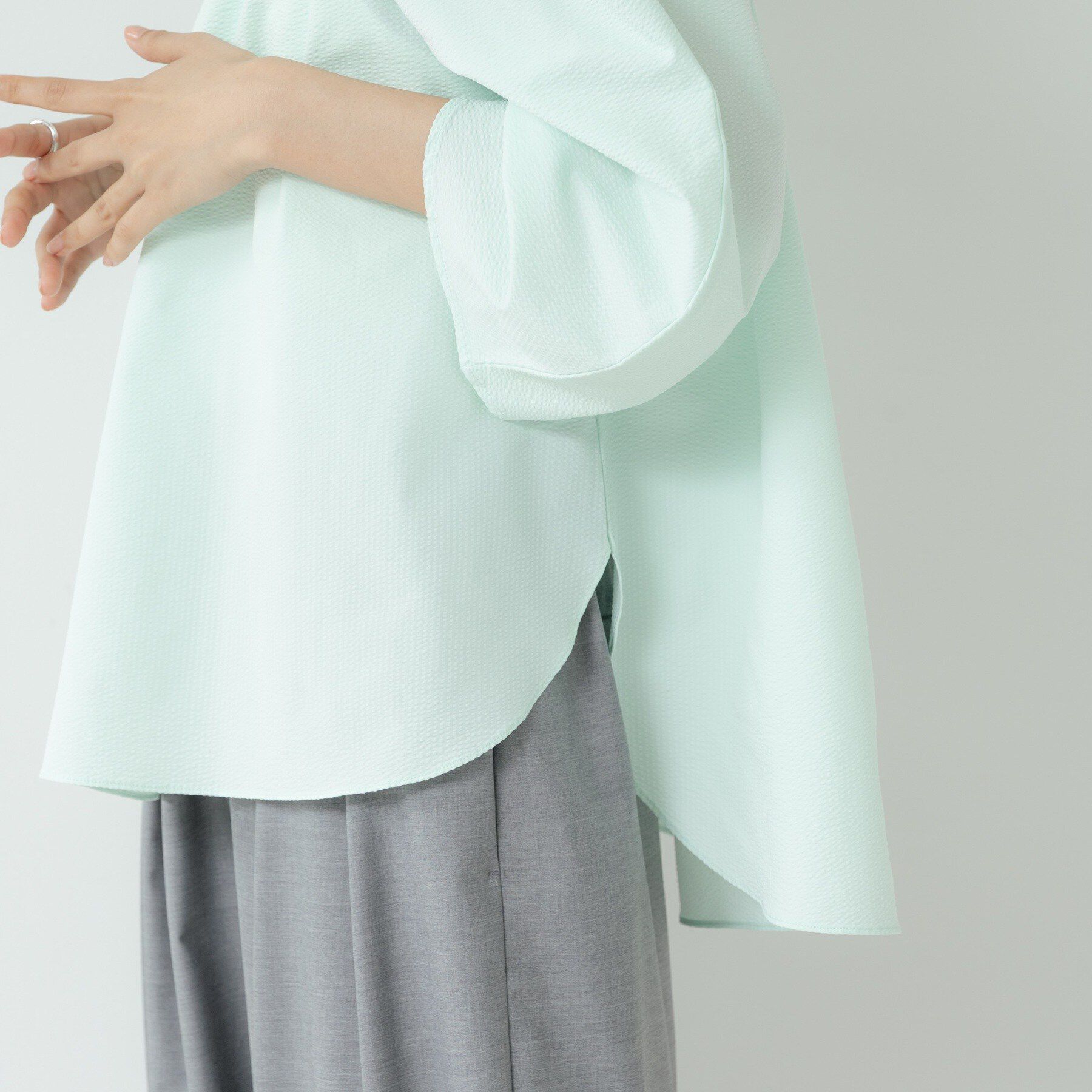 GALLEST「サッカーオフショルブラウス」|シャツ・ブラウス|