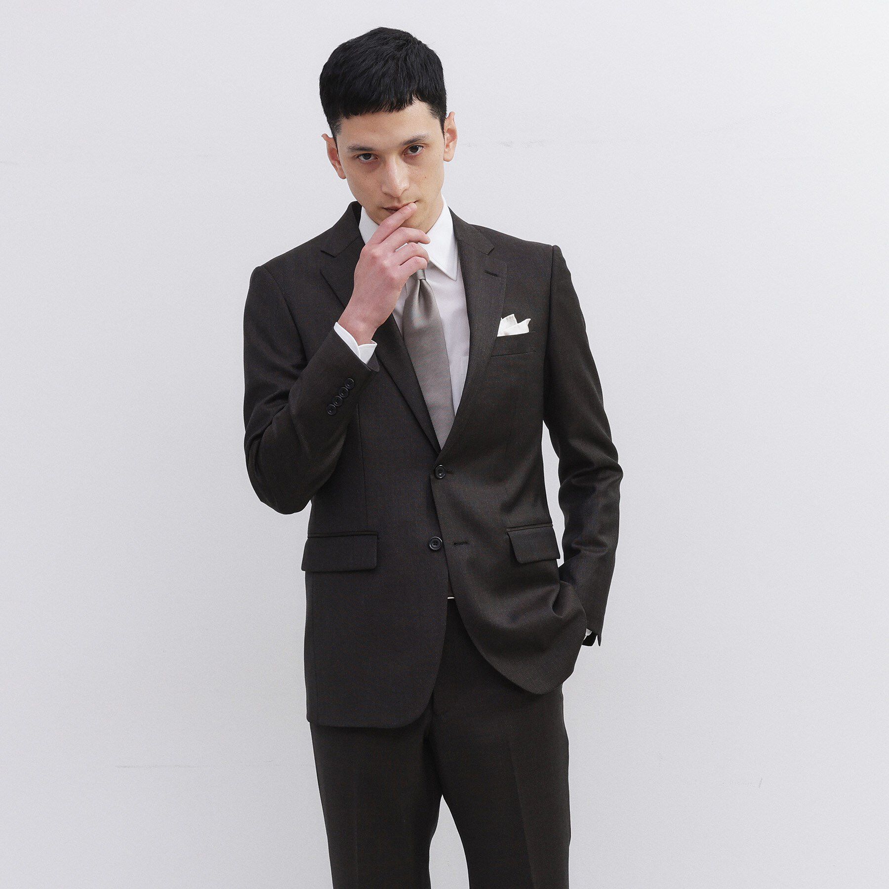 TAKEO KIKUCHI「シャイニーシャークピンヘッド スーツ/3ピース対応可」|スーツ|