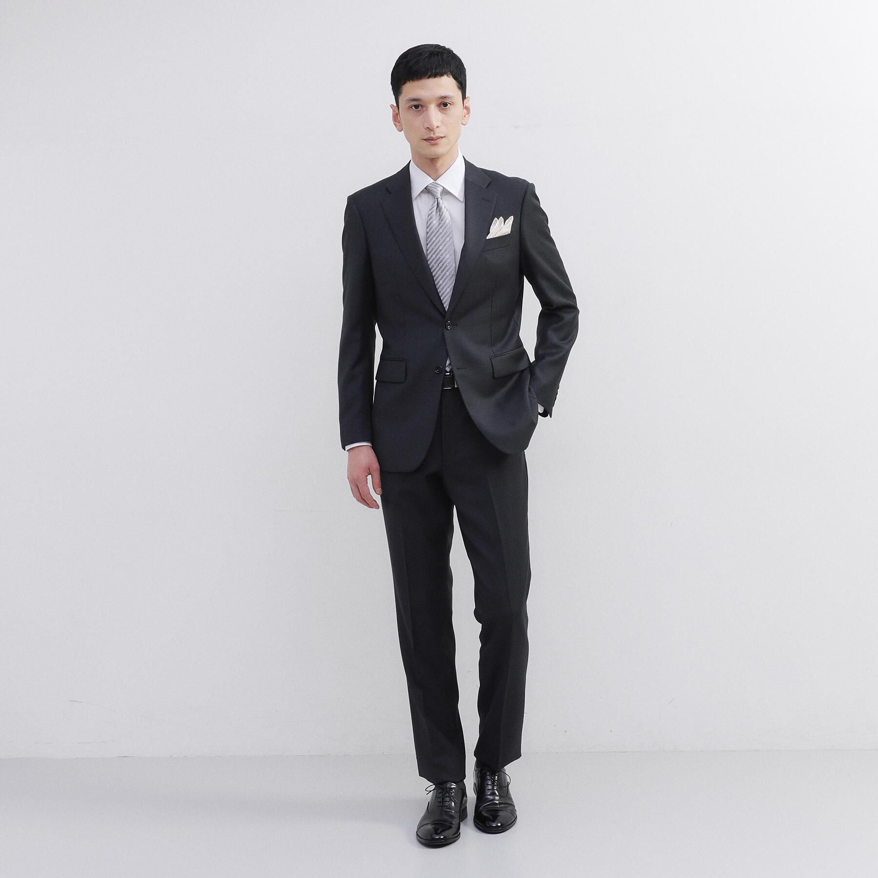 TAKEO KIKUCHI「シャイニーシャークピンヘッド スーツ/3ピース対応可」|スーツ|