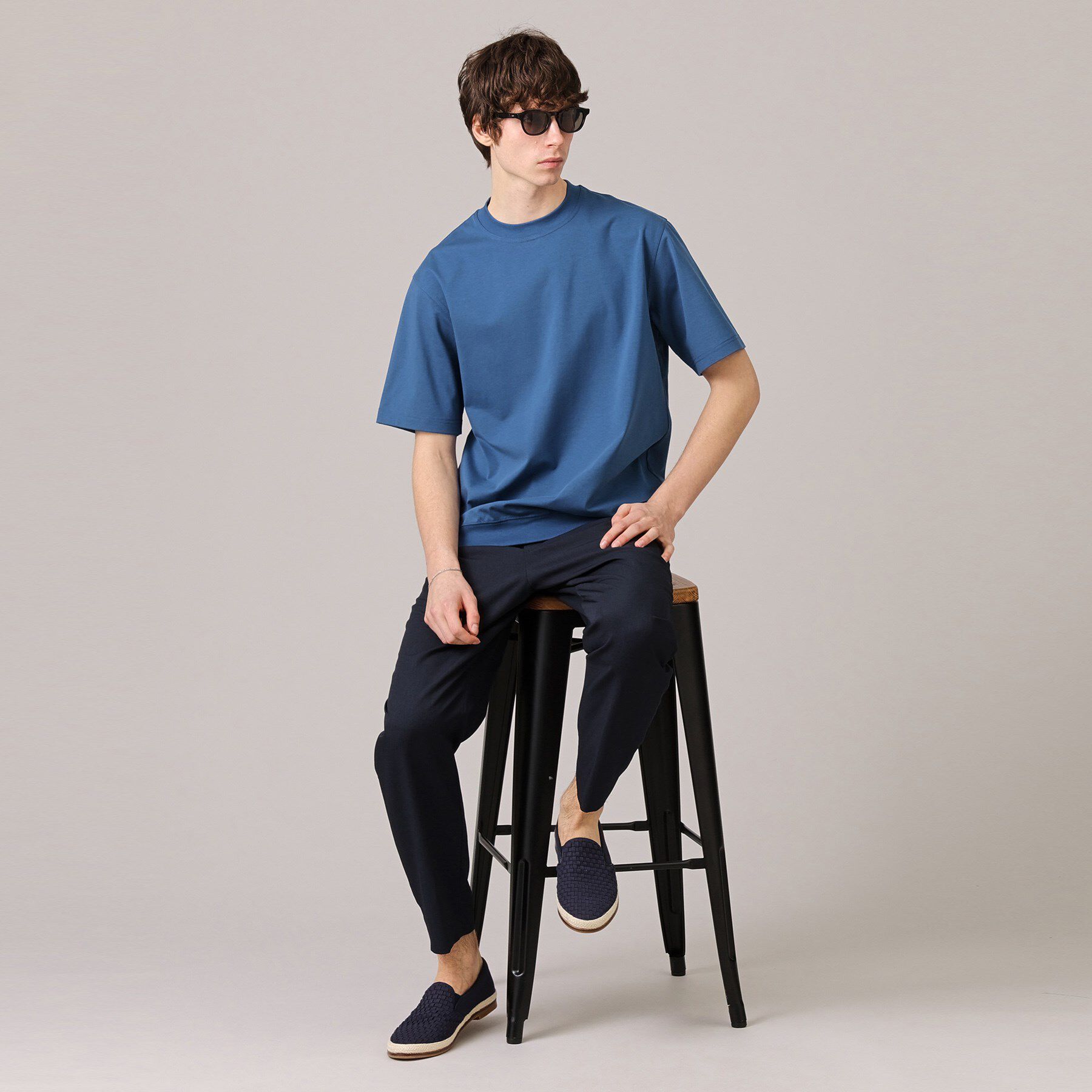 TAKEO KIKUCHI「【抗菌防臭／5サイズ展開】ハイゲージポンチ Tシャツ」|Tシャツ・カットソー|