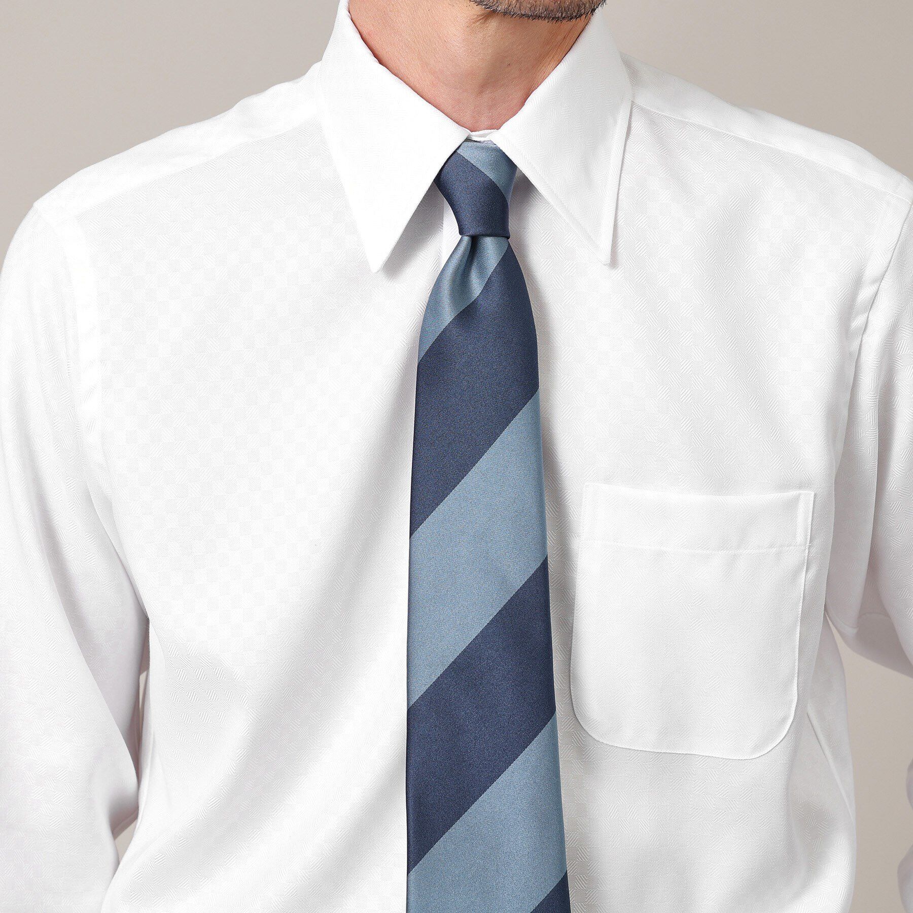 TAKEO KIKUCHI「【Made in JAPAN】市松紋 ドレスシャツ」|シャツ・ブラウス|