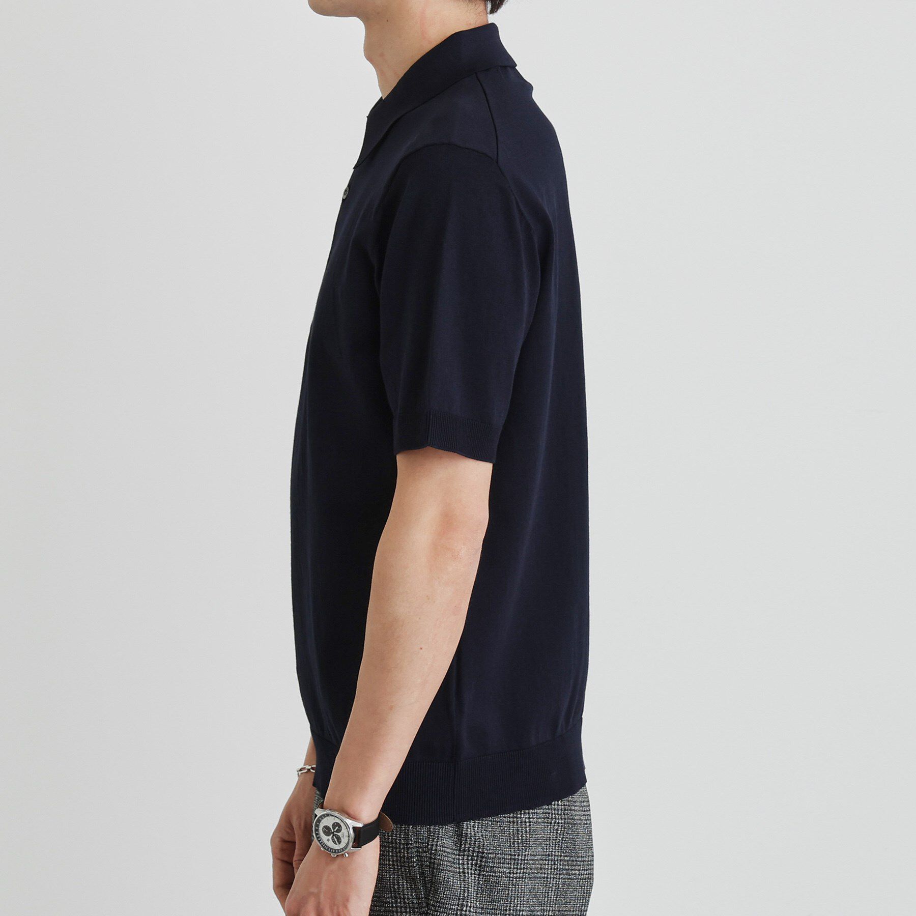TAKEO KIKUCHI「テーラードニット ポロシャツ」|ポロシャツ|