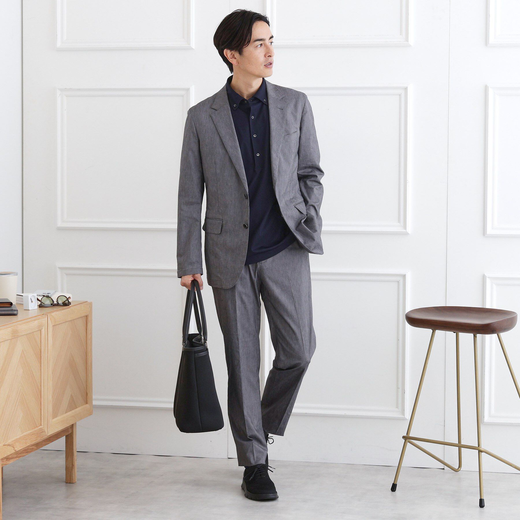 TAKEO KIKUCHI「【接触冷感/ONOFF】ビズ ポロシャツ」|ポロシャツ|