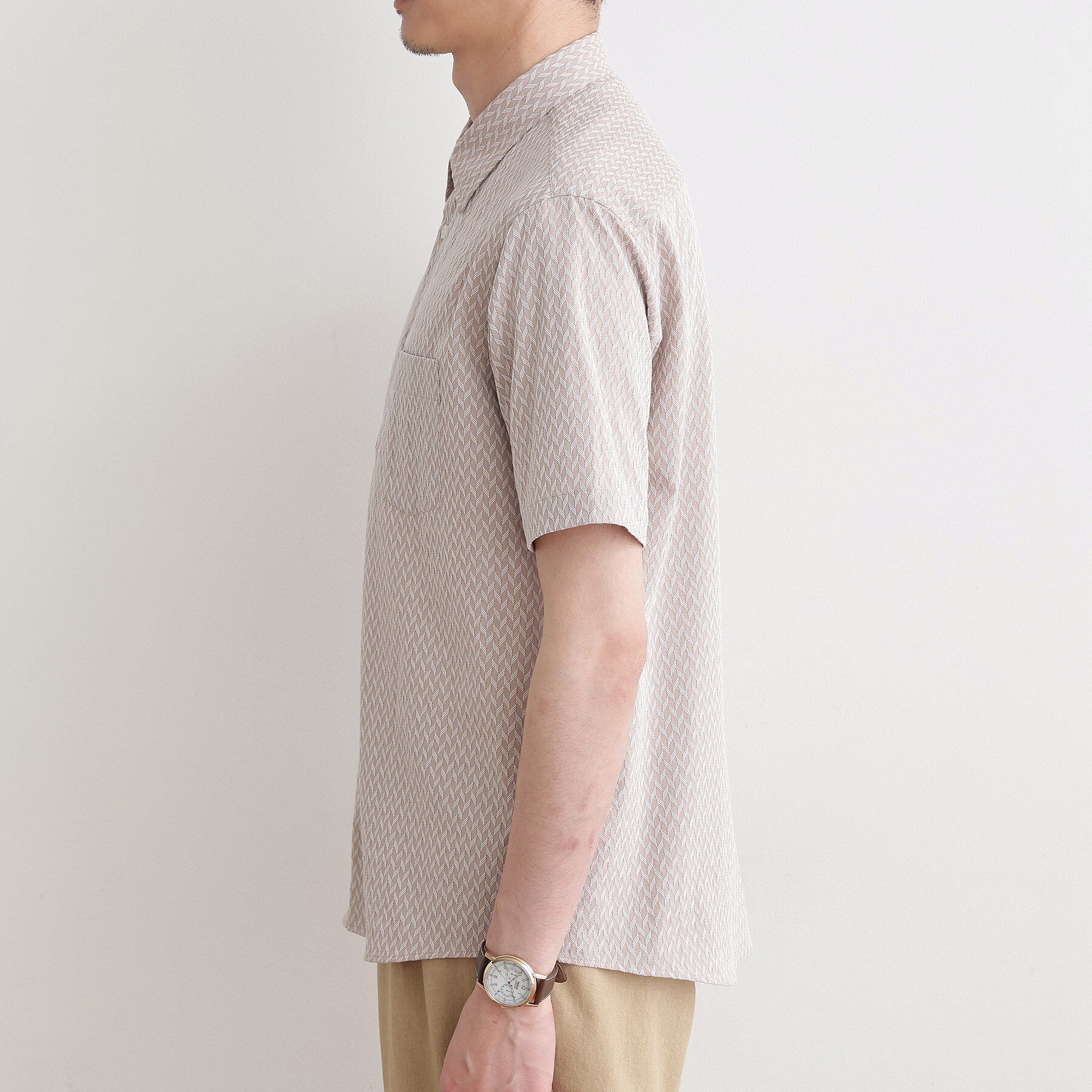 TAKEO KIKUCHI「【播州織り】ドビーストレッチシャツ」|シャツ・ブラウス|