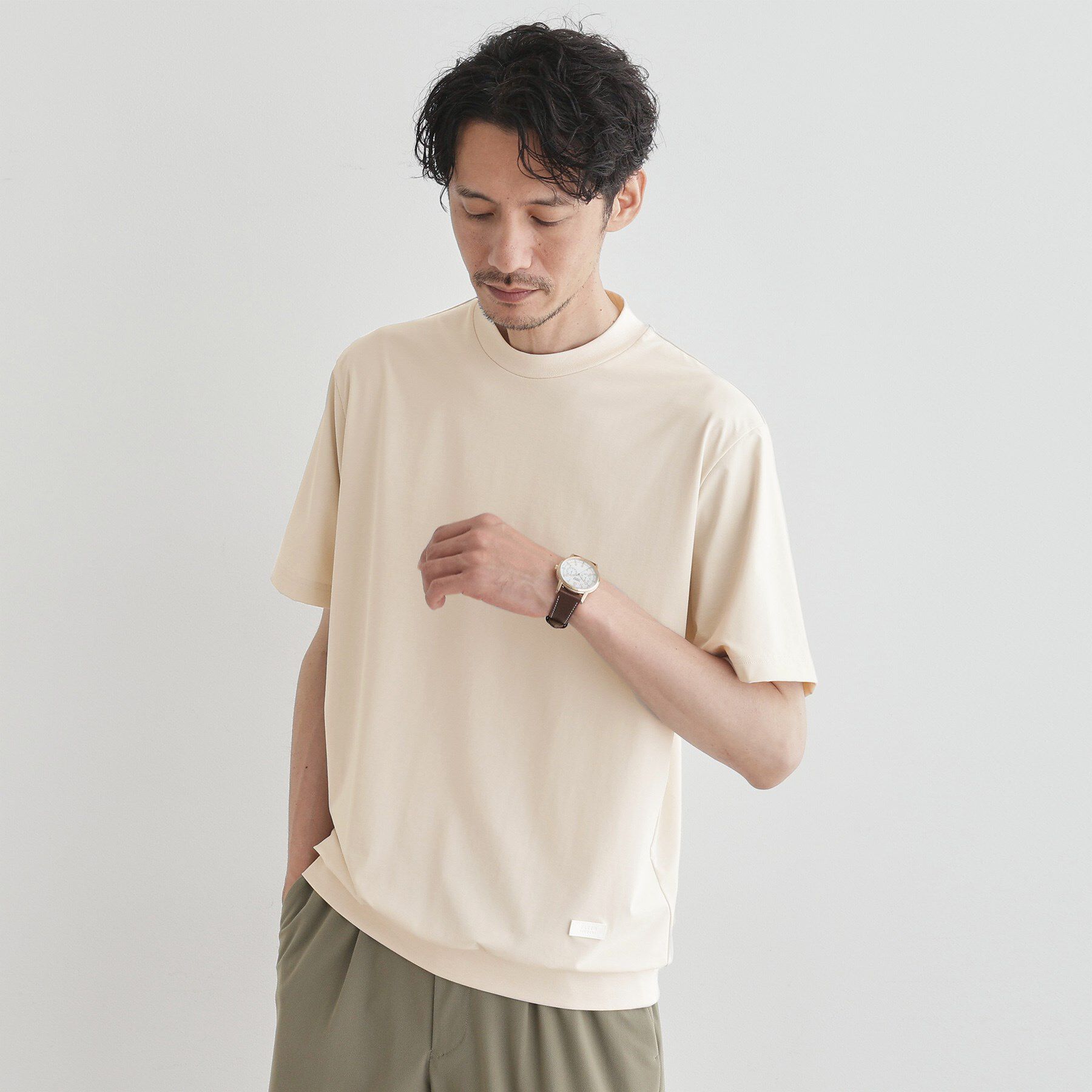 TAKEO KIKUCHI「【COOL CITY WEAR】テーラードTシャツ /接触冷感」|Tシャツ・カットソー|