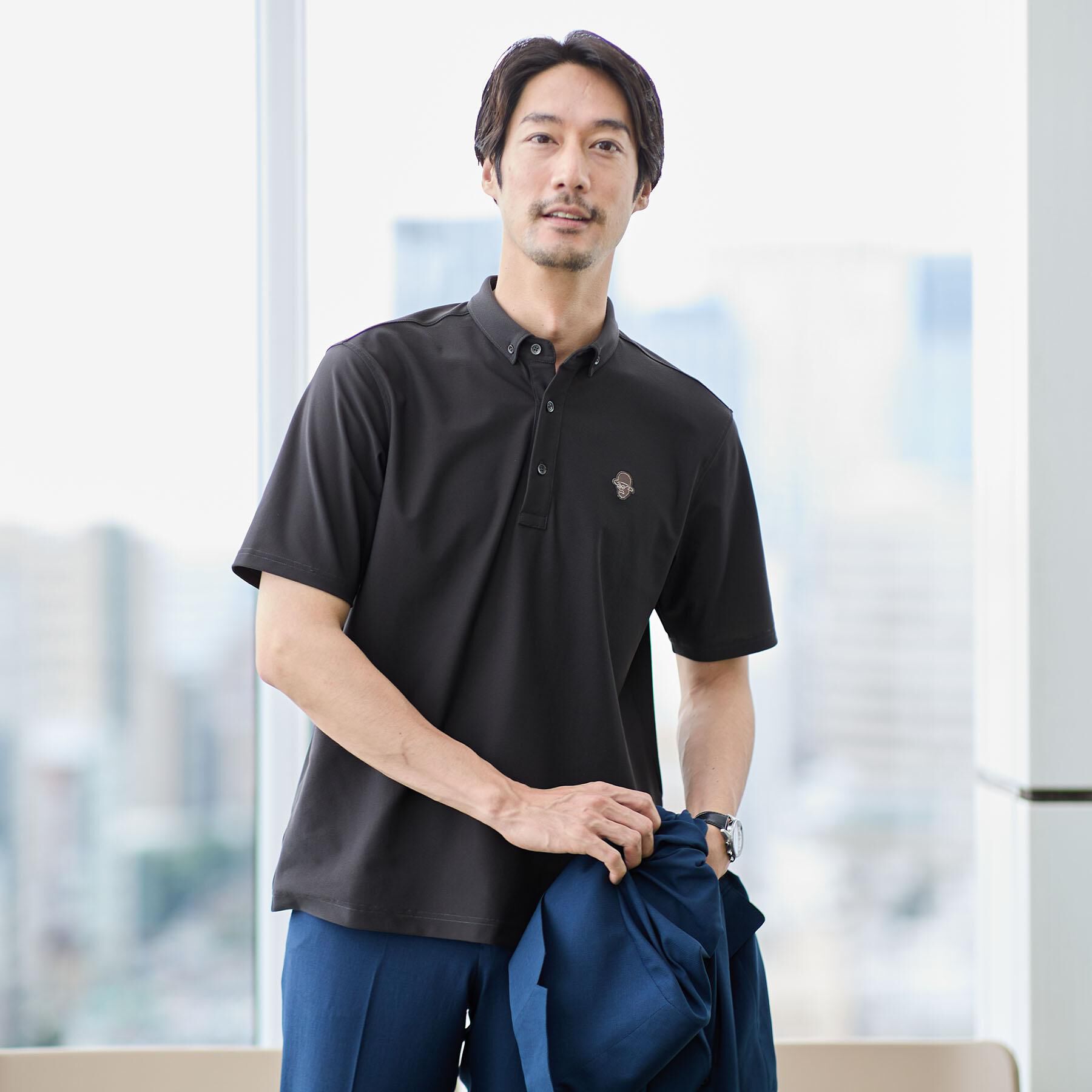 TAKEO KIKUCHI「【COOL CITY WEAR】エアートール ポロシャツ /接触冷感・通気性」|ポロシャツ|