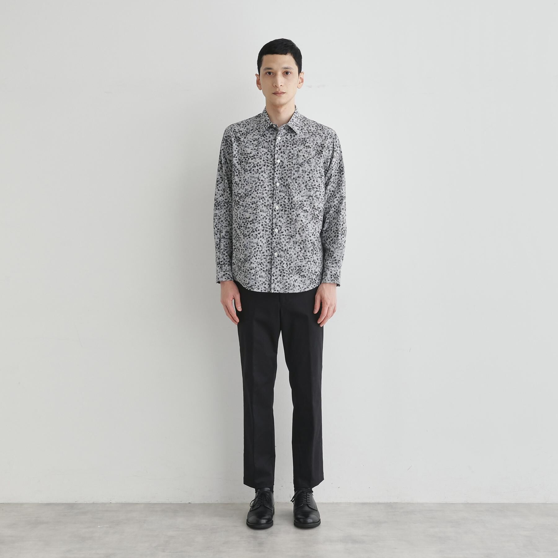 TAKEO KIKUCHI「ストライプ小花 長袖シャツ」|シャツ・ブラウス|