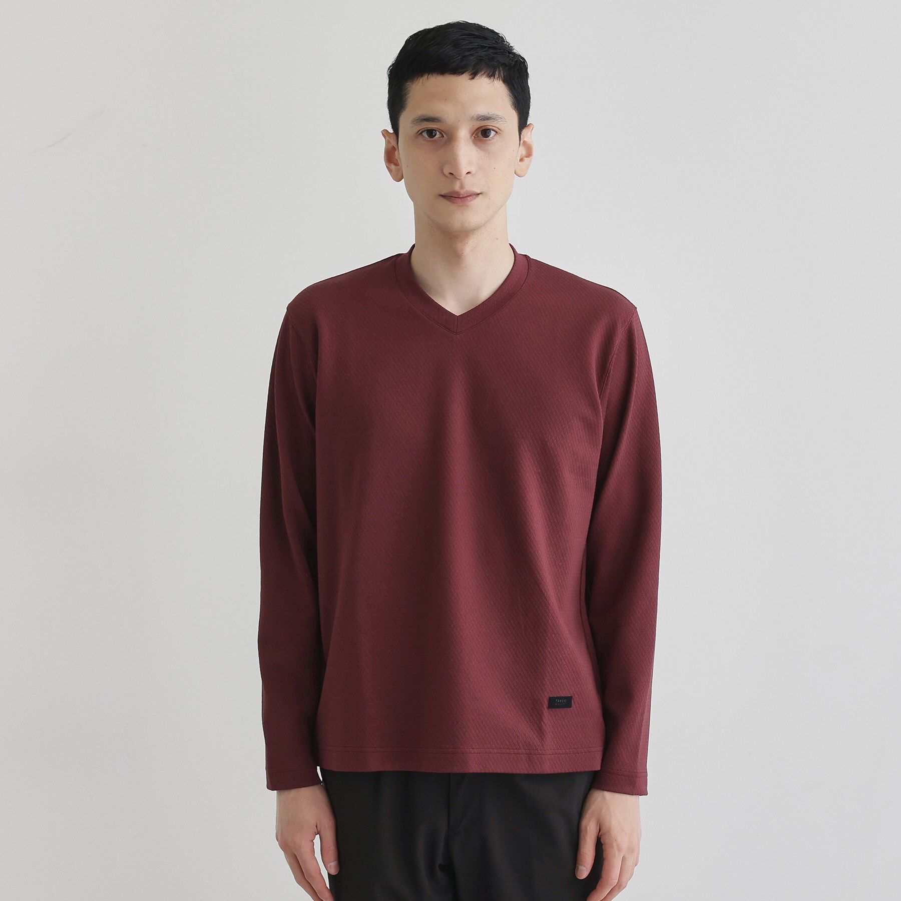 TAKEO KIKUCHI「【尾州織】ブリスタ Vネック カットソー」|Tシャツ・カットソー|