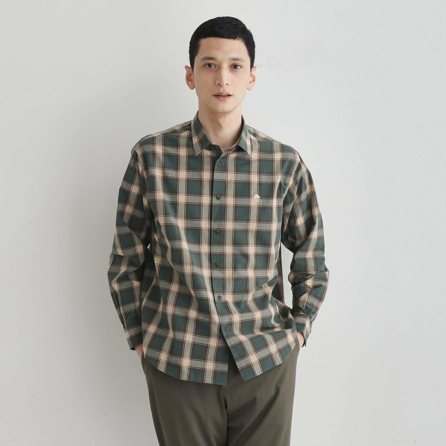 TAKEO KIKUCHI「【LIMITED】ダークチェック長袖シャツ」|シャツ・ブラウス|