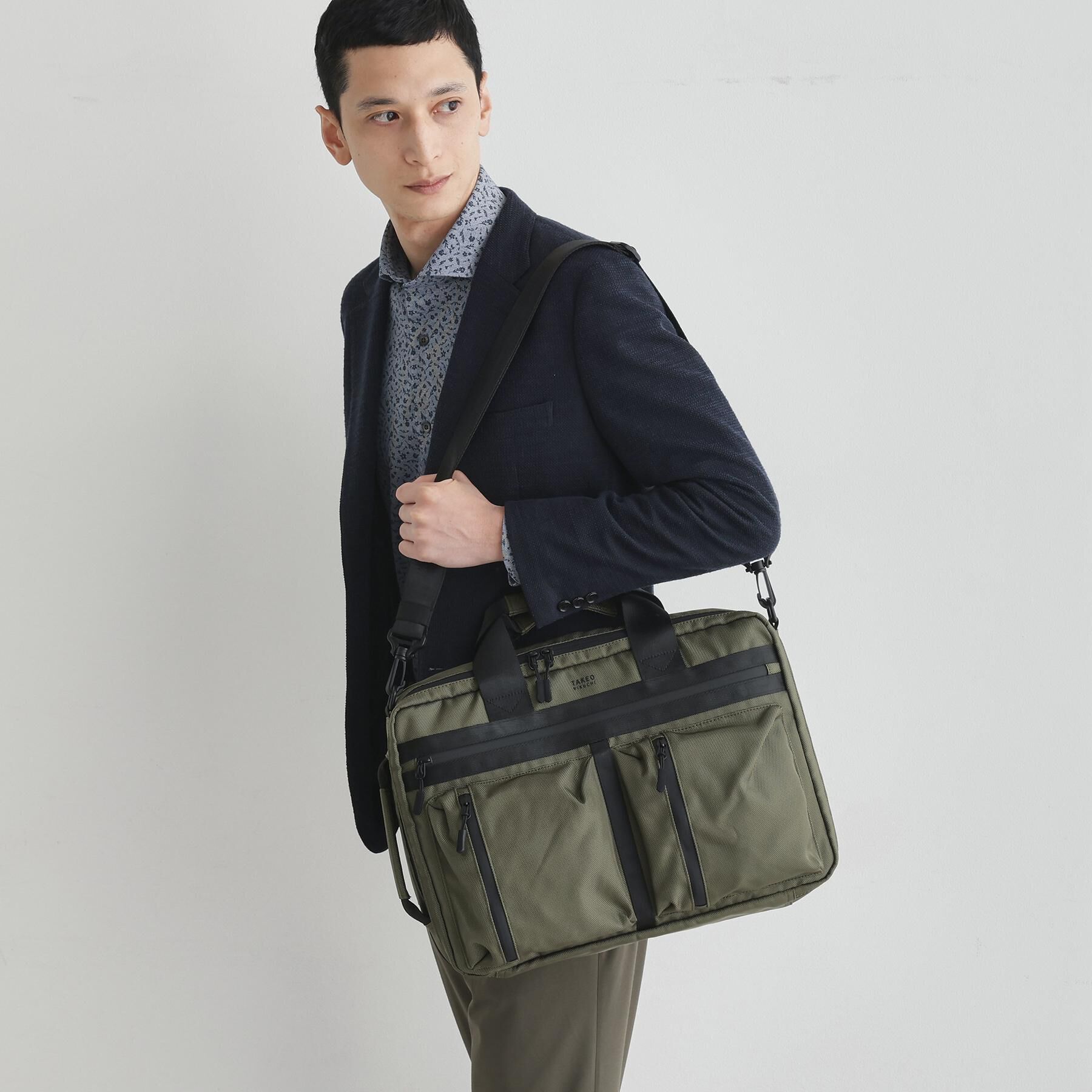 TAKEO KIKUCHI「【3WAY】ラージキャパシティ ブリーフバッグ」|ビジネスバッグ|
