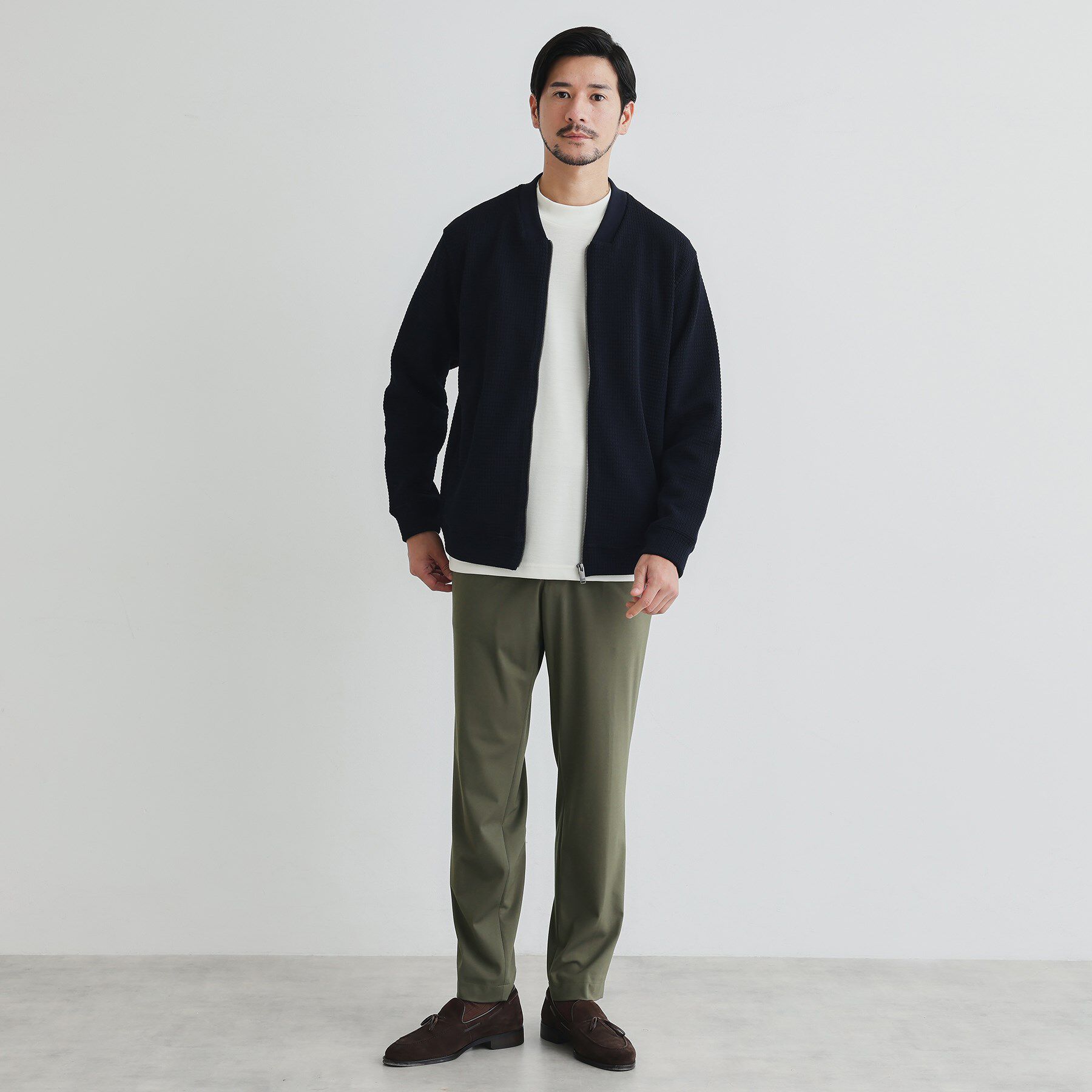 TAKEO KIKUCHI「サイドゴアウエスト スリム スラックス」|その他|