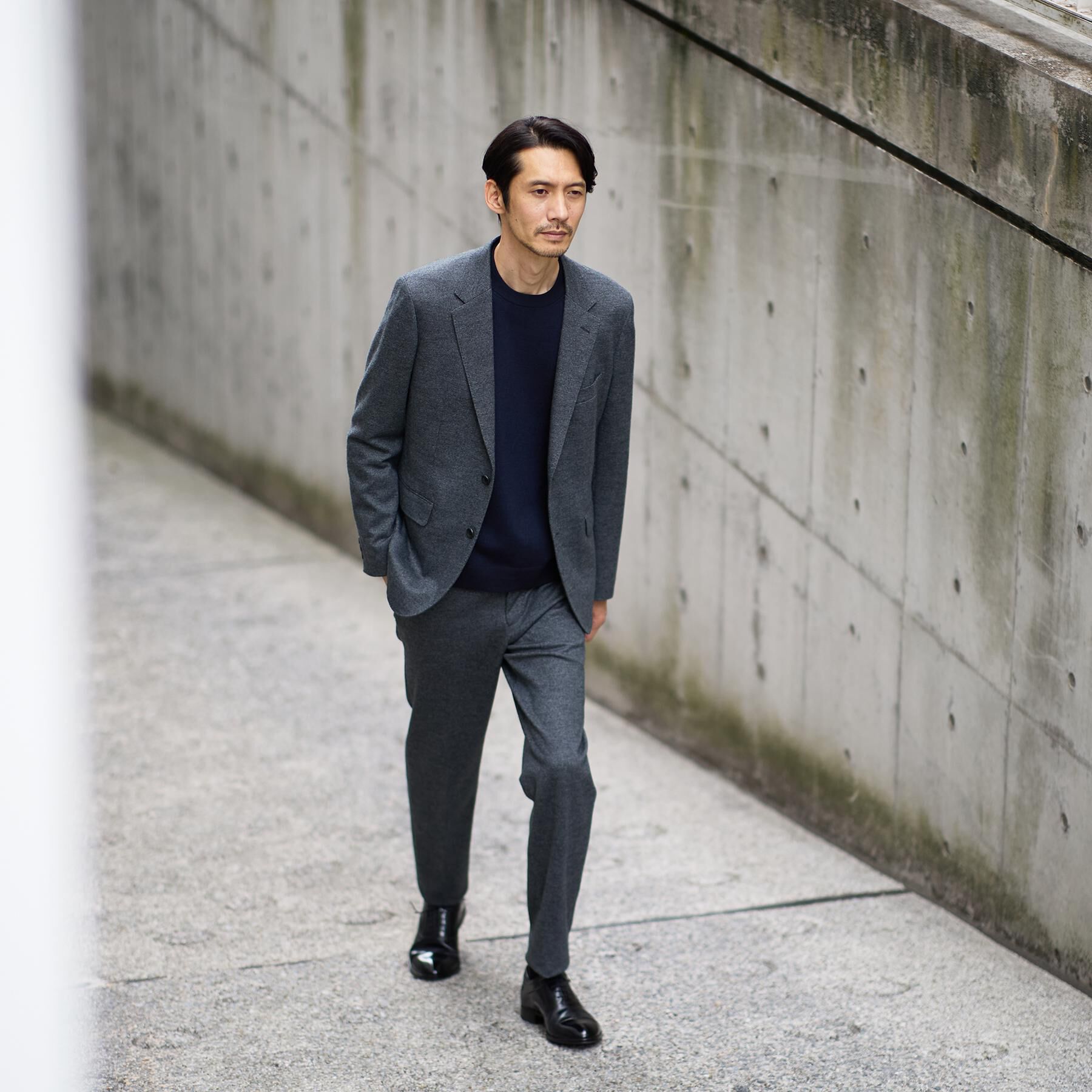 TAKEO KIKUCHI「【Sサイズ～】尾州織 ピンヘッドムリネ ジャケット」|スーツ|