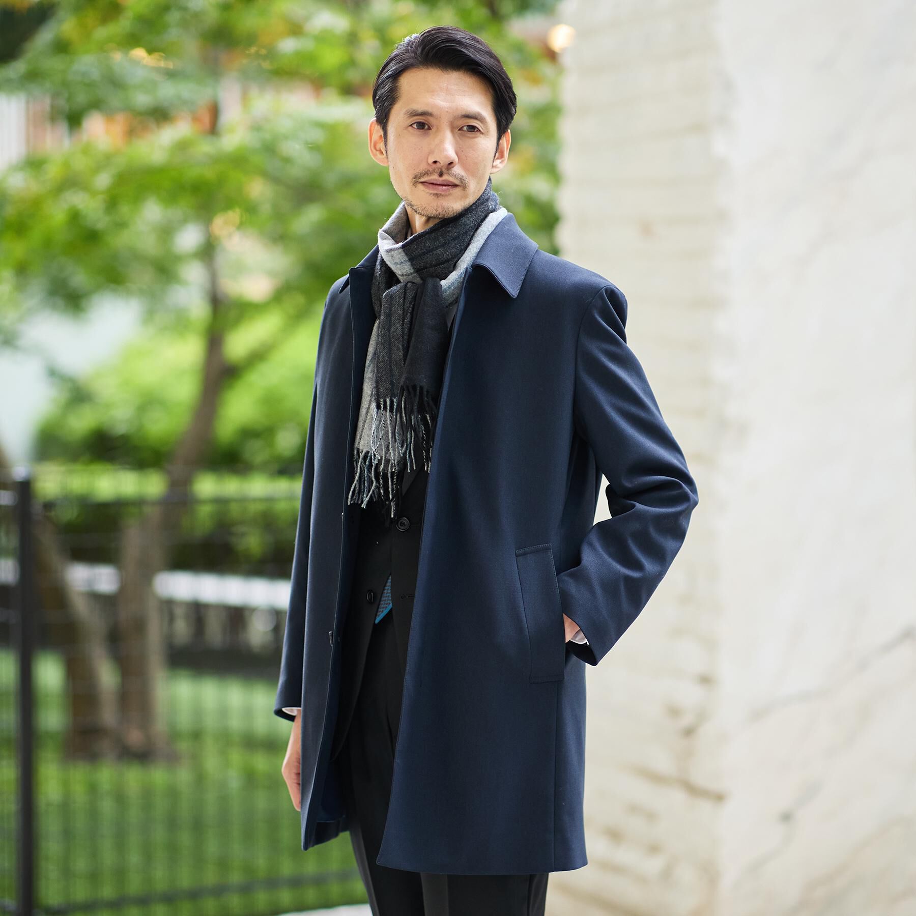 TAKEO KIKUCHI「【ダウンライナー付き】メランジ ステンカラー コート」|ステンカラーコート|