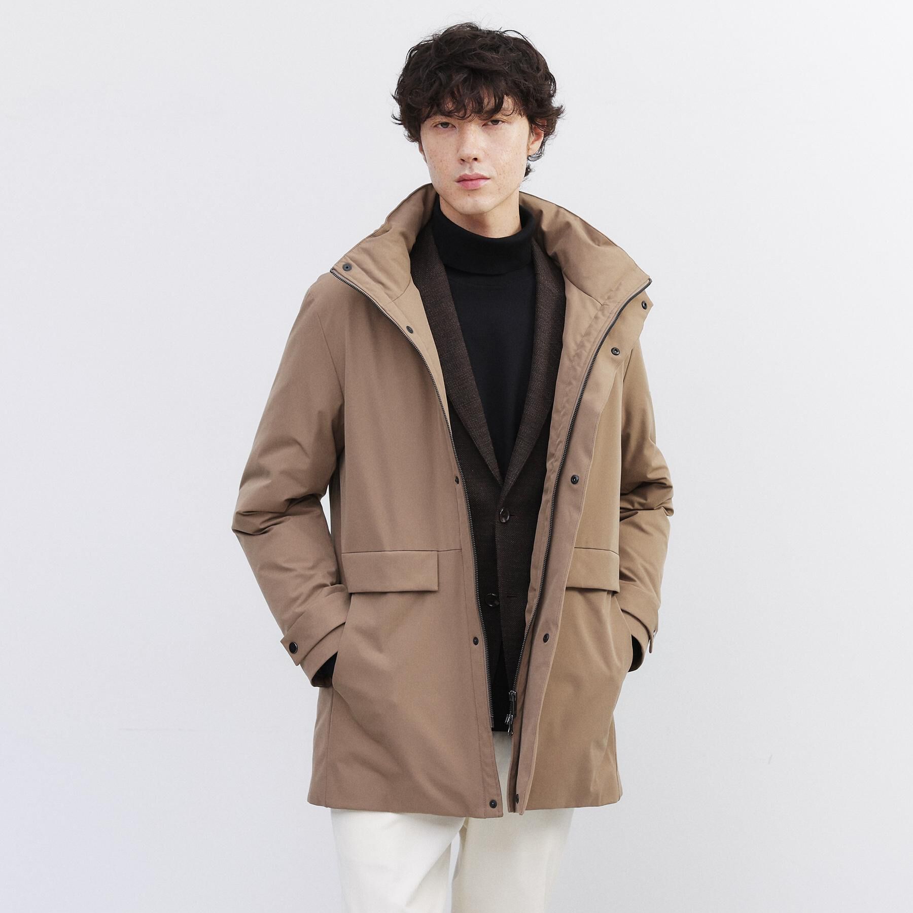 TAKEO KIKUCHI「【None Of Stress】ストレッチ ダウンブルゾン」|ダウン|