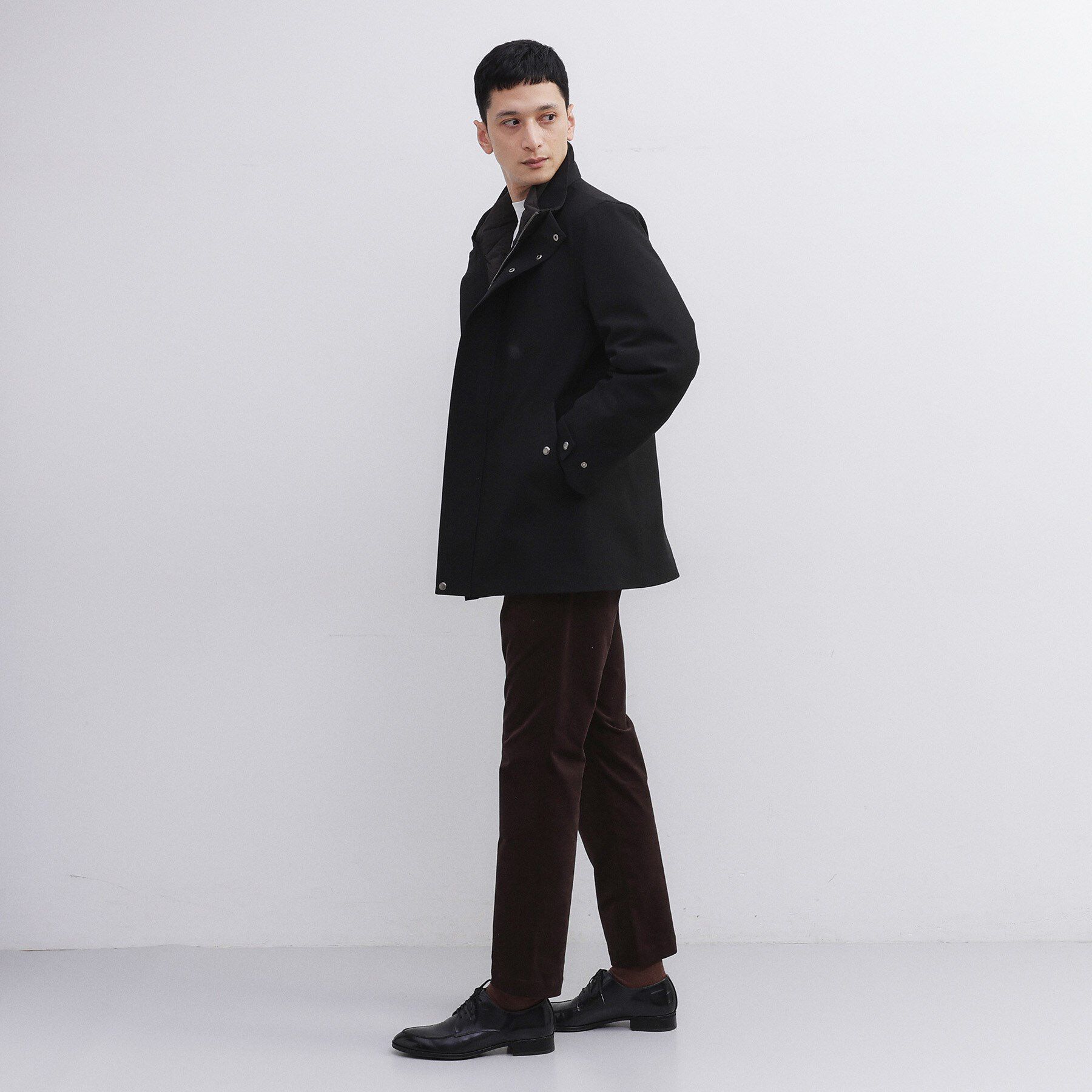 TAKEO KIKUCHI「【3WAY】ドビー ダウンライナー付ブルゾン」|ブルゾン・スタジャン|