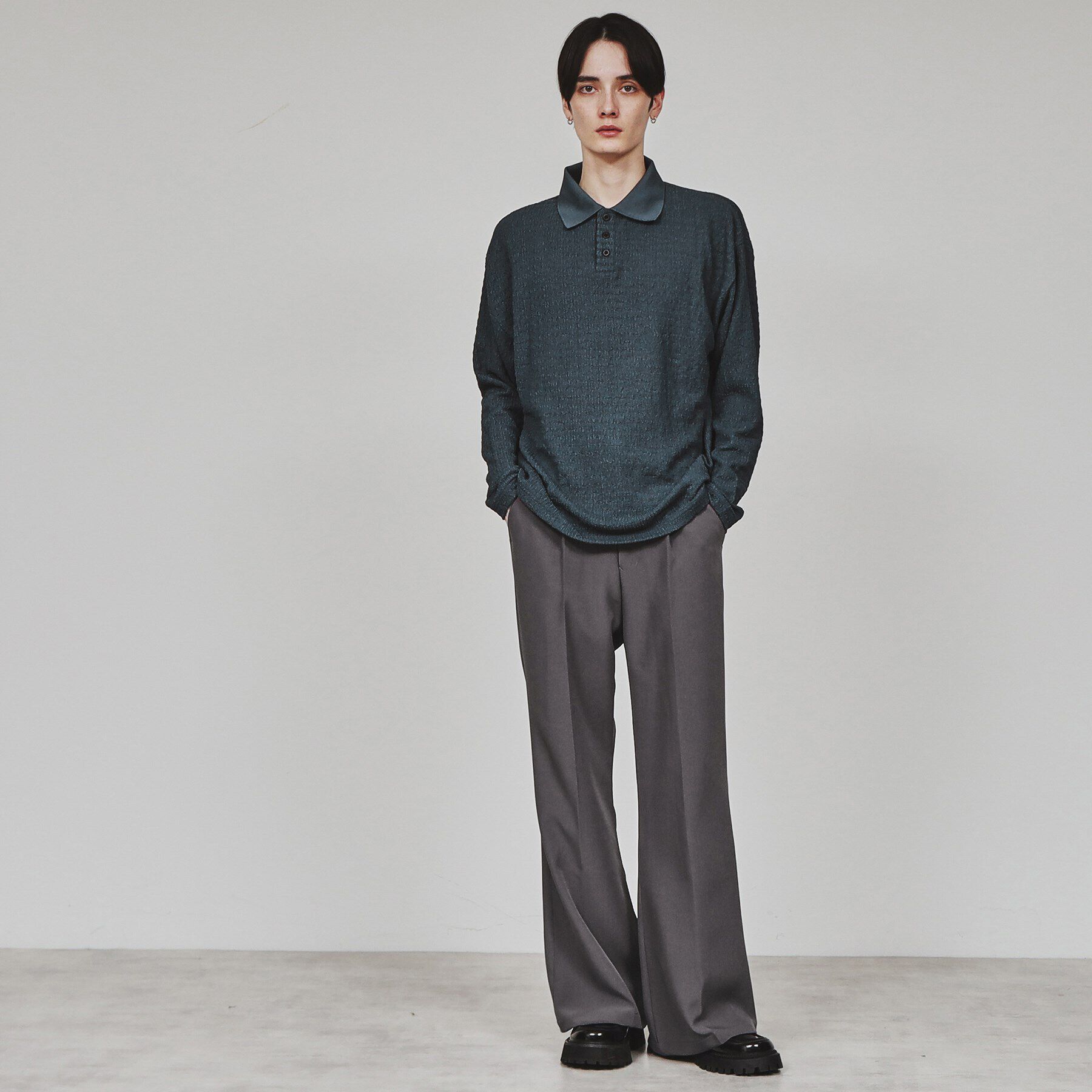 tk.TAKEO KIKUCHI「楊柳ポロシャツ」|ポロシャツ|