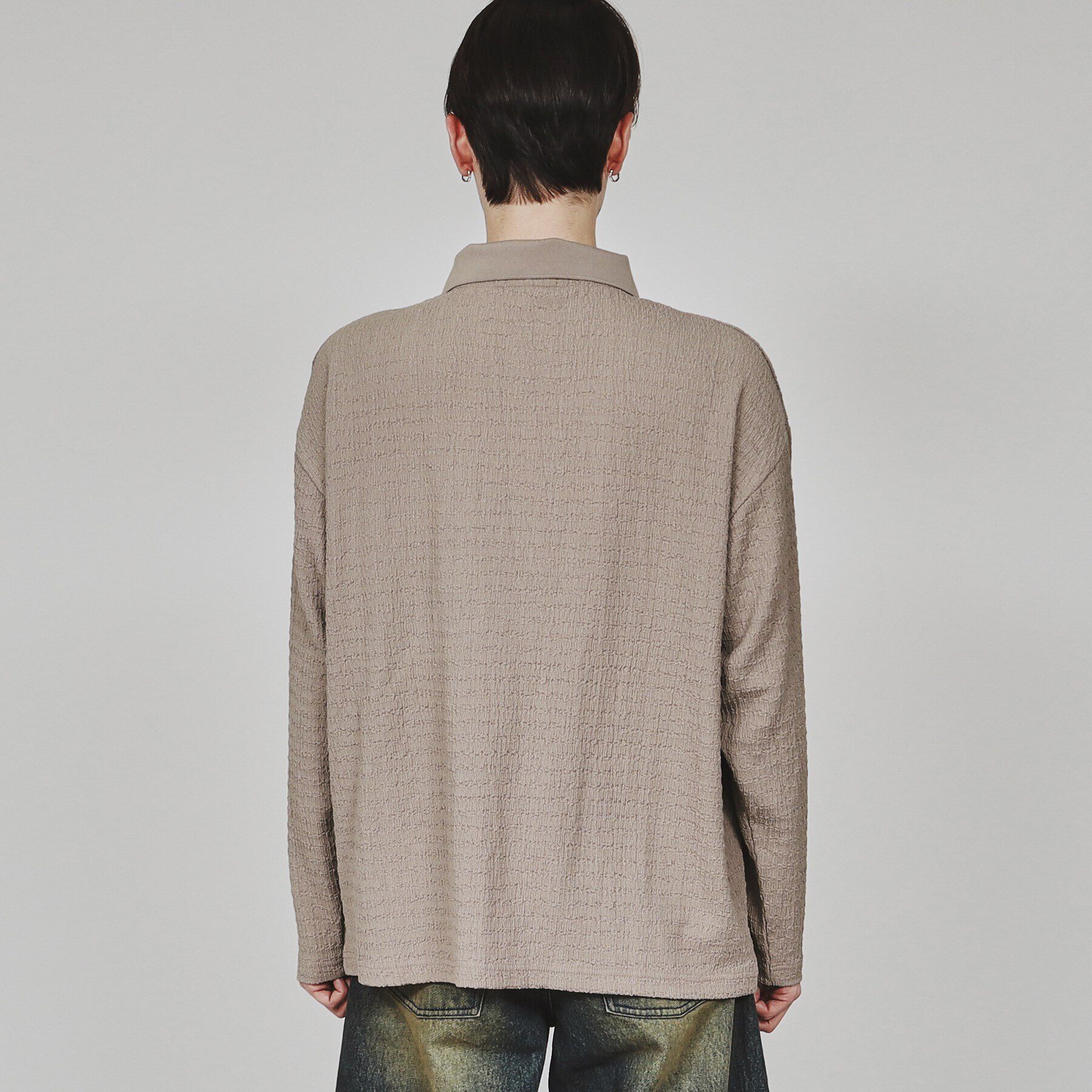 tk.TAKEO KIKUCHI「楊柳ポロシャツ」|ポロシャツ|