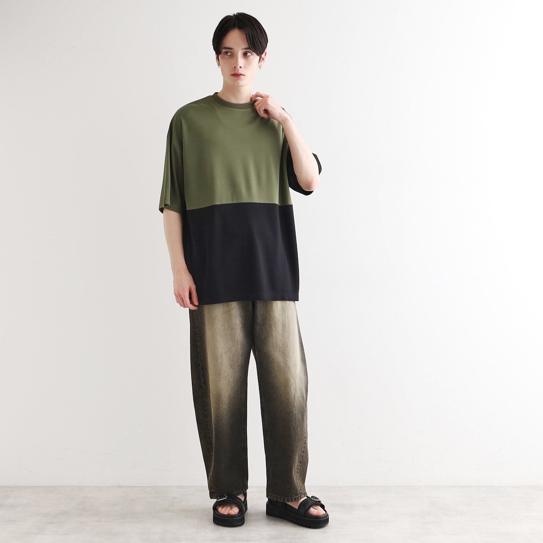 tk.TAKEO KIKUCHI「【UV／接触冷感】切替アソートTシャツ」|Tシャツ・カットソー|